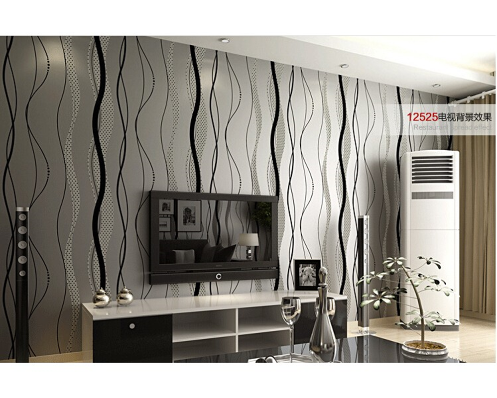 Grey Living Room Wallpaper Ideas - HD Wallpaper 