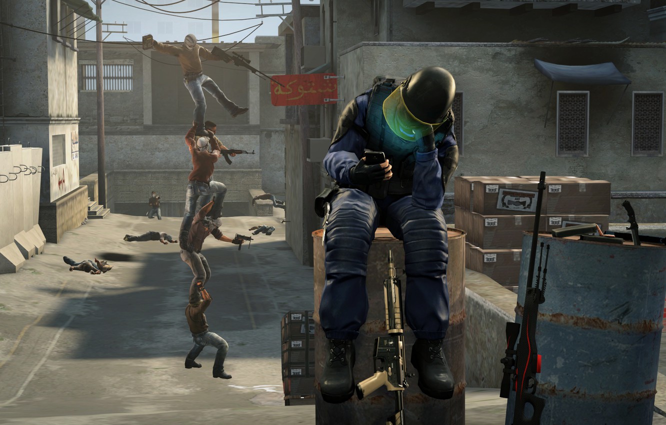 Photo Wallpaper Valve, Counter-strike, Global Offensive, - Cs Go Прикол - HD Wallpaper 