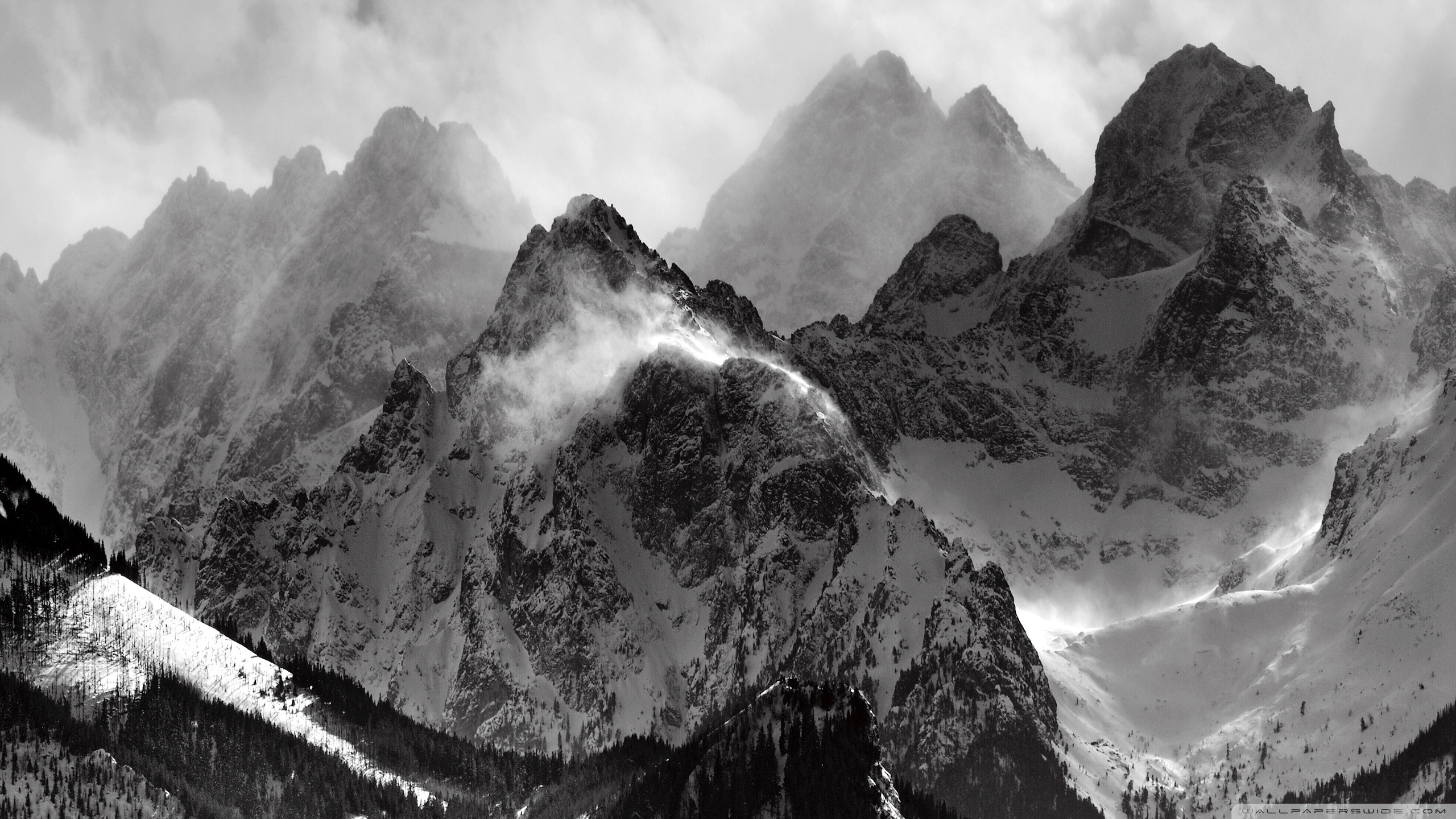 Mountains Hd - HD Wallpaper 