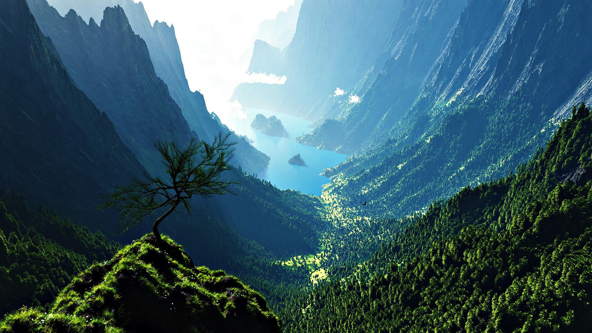 Cool Mountain Backgrounds - HD Wallpaper 