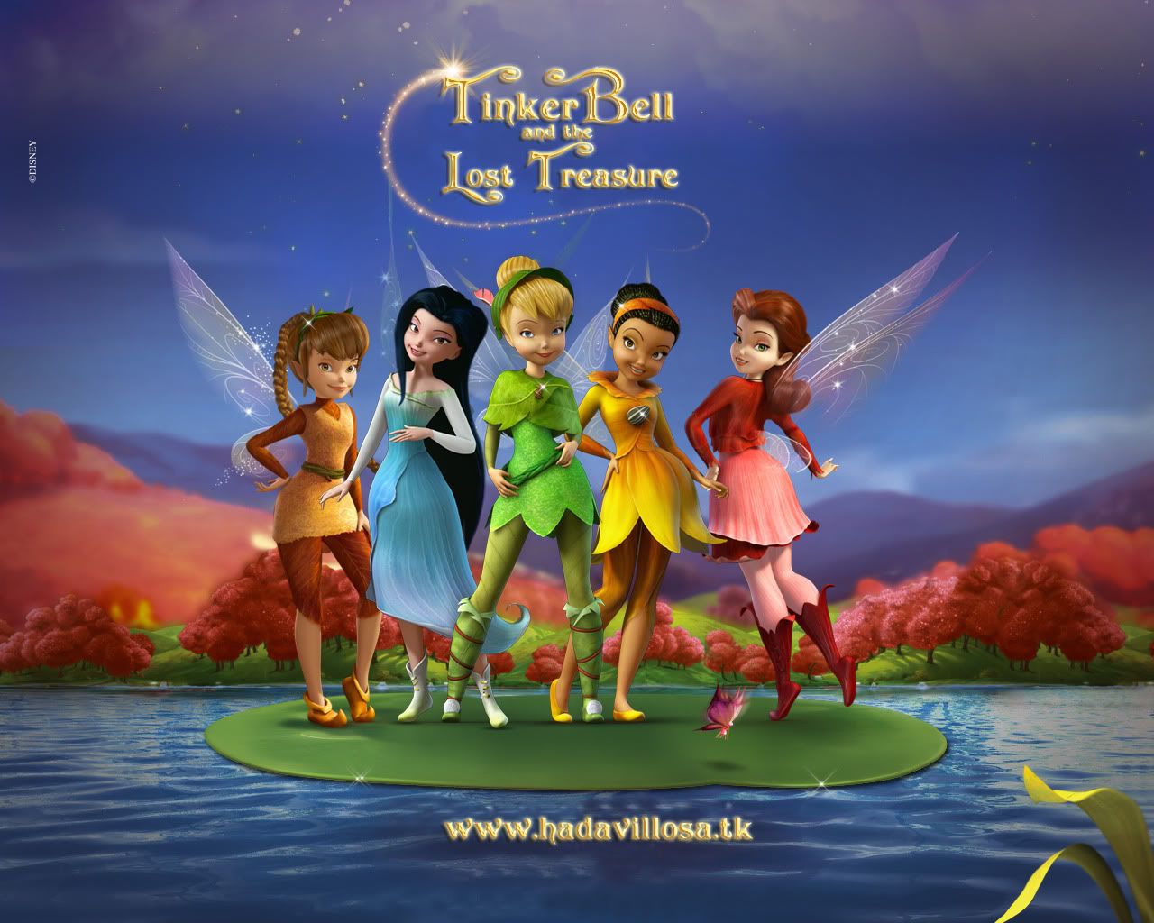 Tinkerbell And The Lost Treasure And Friends - HD Wallpaper 