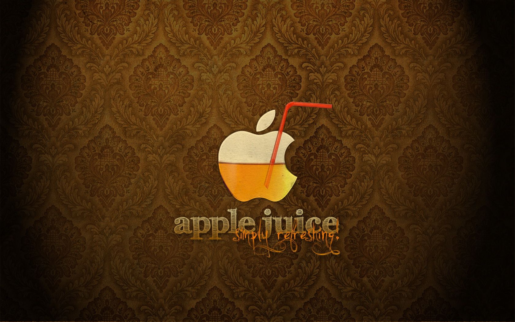 Apple Juice Funny Background - HD Wallpaper 