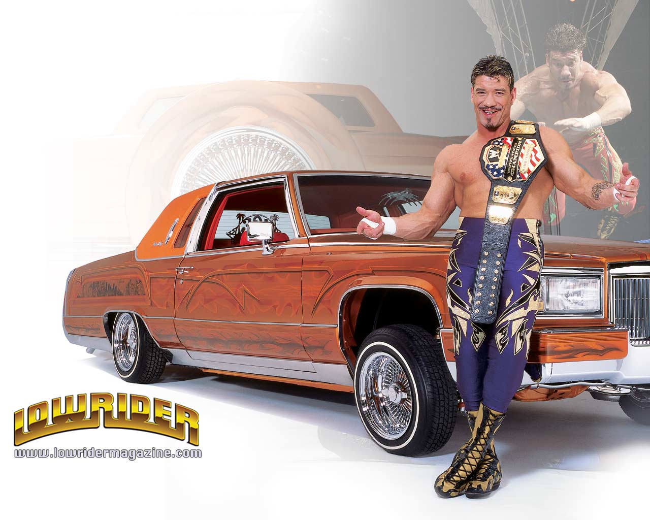 Free Lowrider Wallpapers - Eddie Guerrero United States Champion - HD Wallpaper 