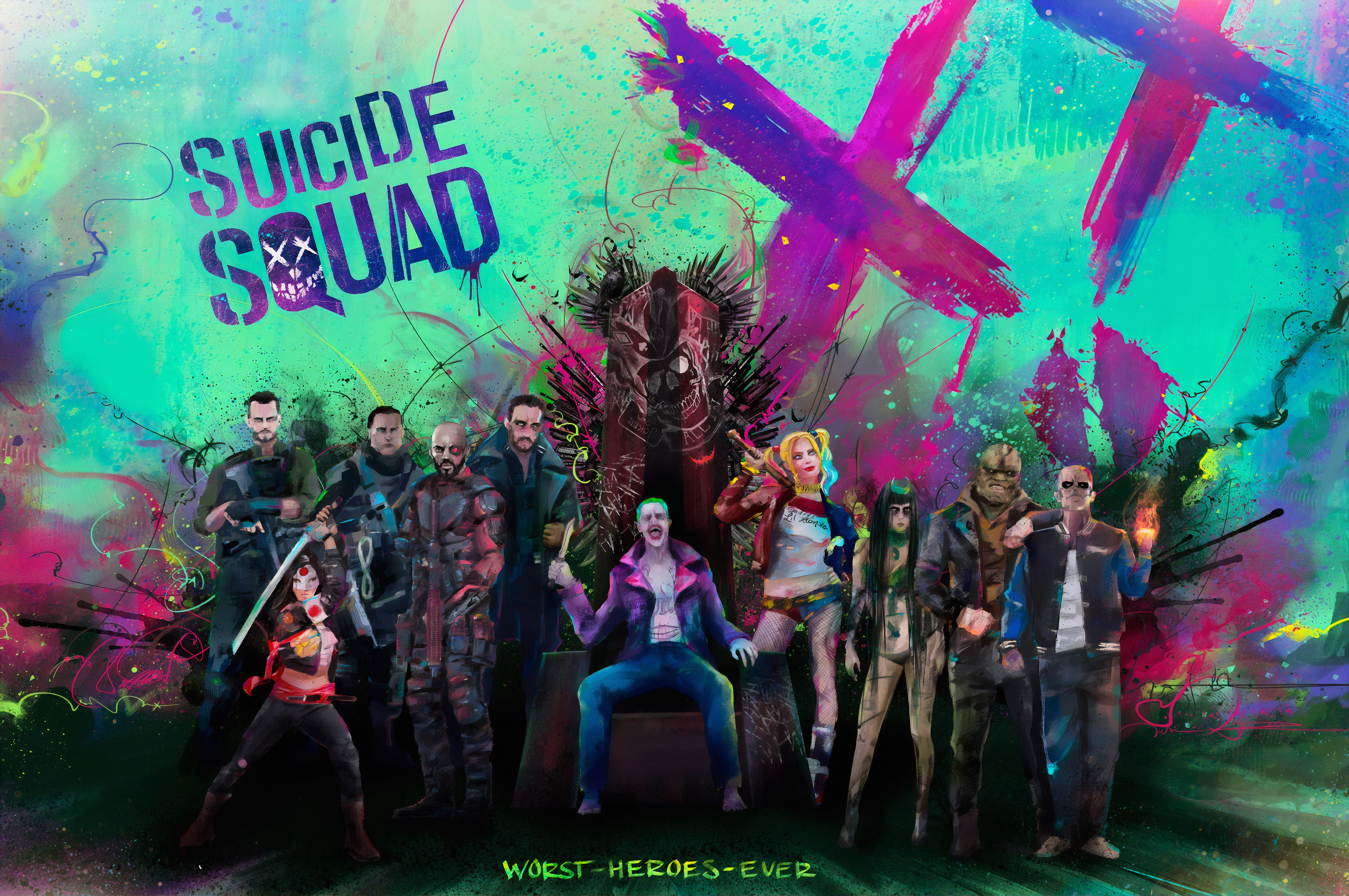 Suicide Squad Wallpaper 4k - HD Wallpaper 