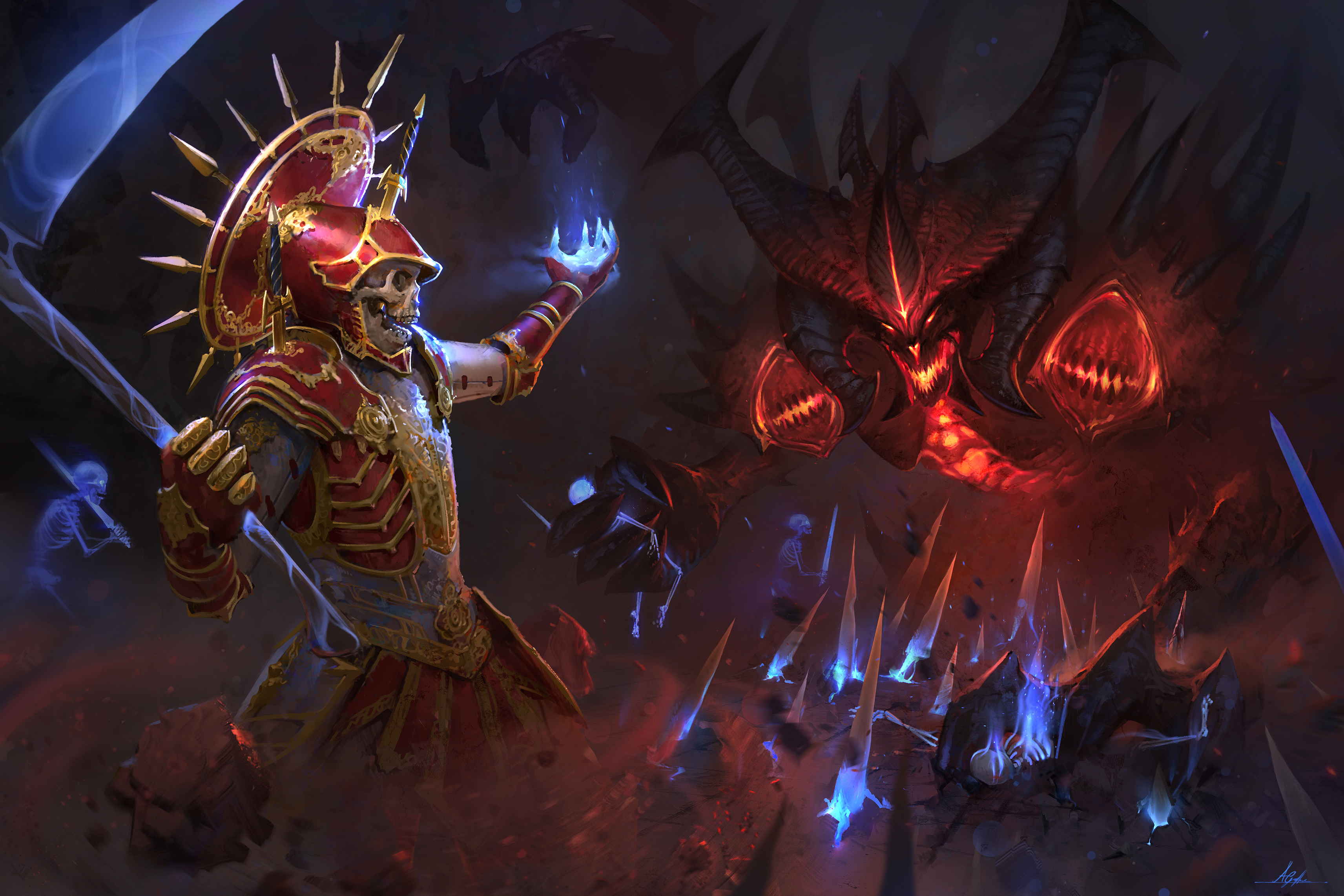 Diablo 3 Necromancer - HD Wallpaper 