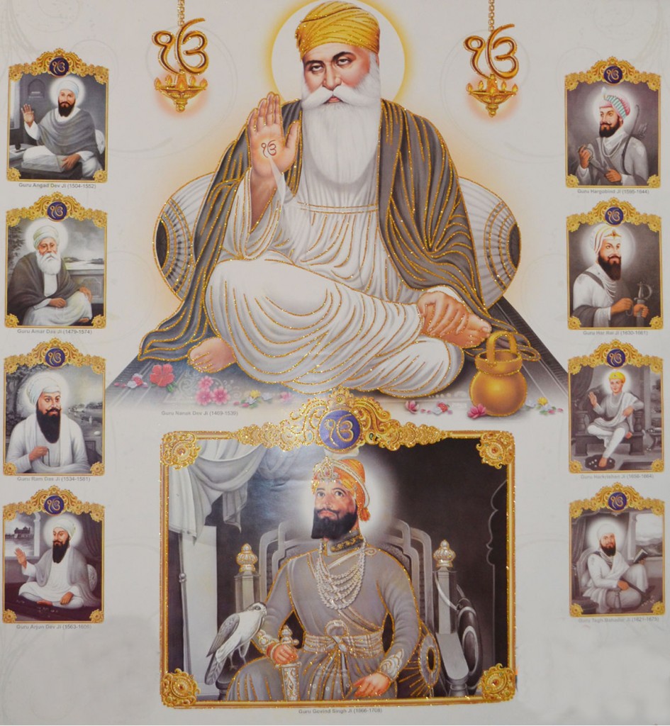 Ten Sikh Gurus Wallpaper - Guru Nanak Dev Ji - HD Wallpaper 
