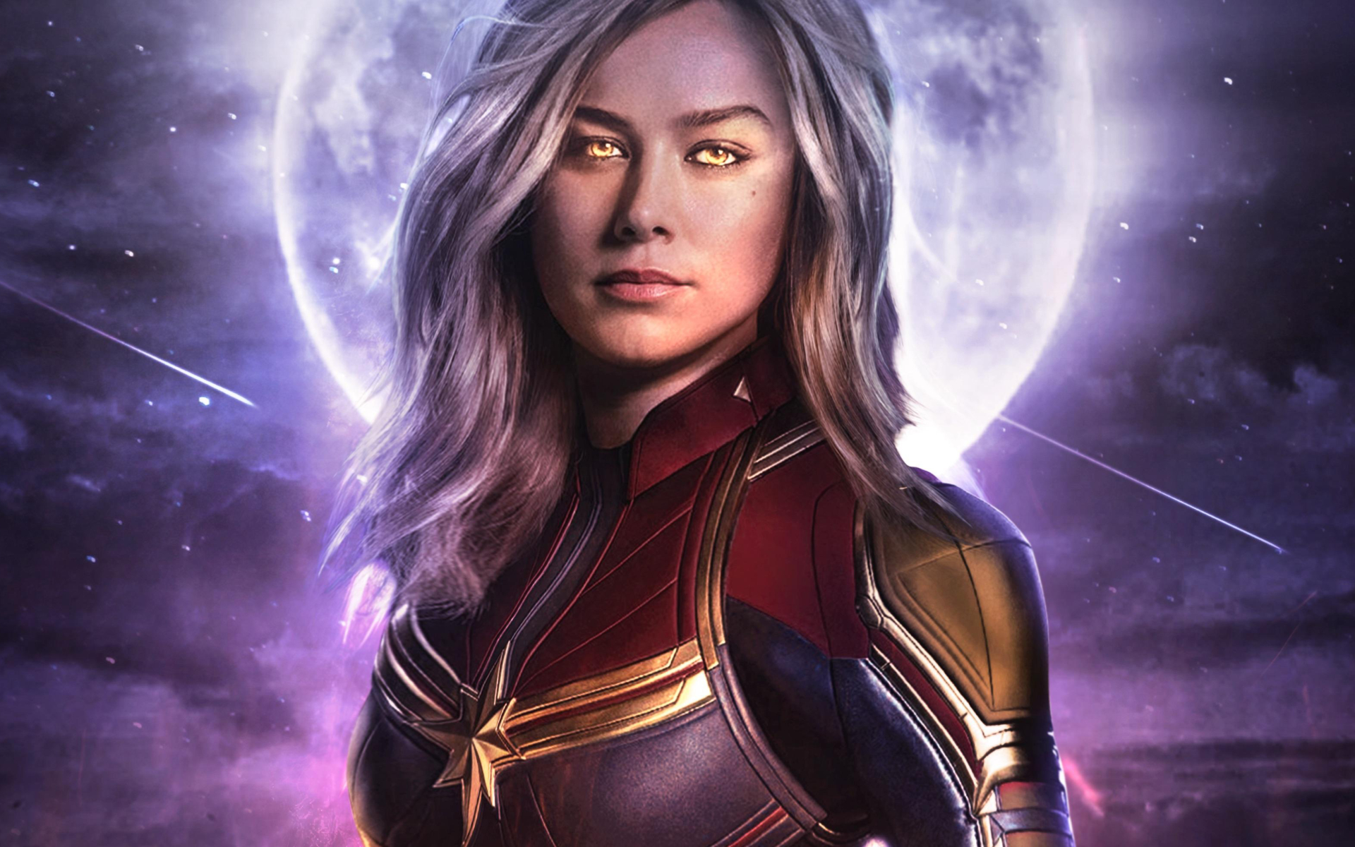 Avengers Endgame Captain Marvel - HD Wallpaper 