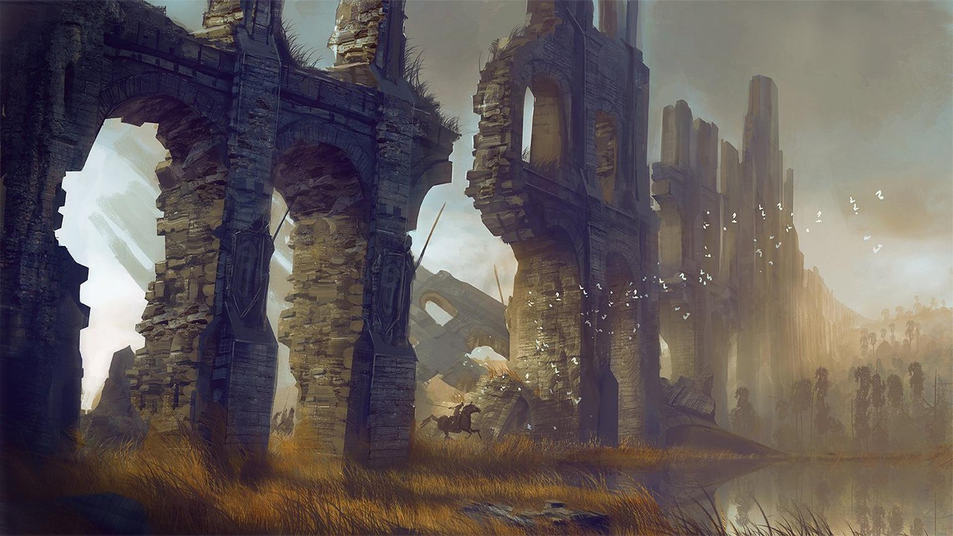 Ruins Wallpaper - Ruins Hd - HD Wallpaper 