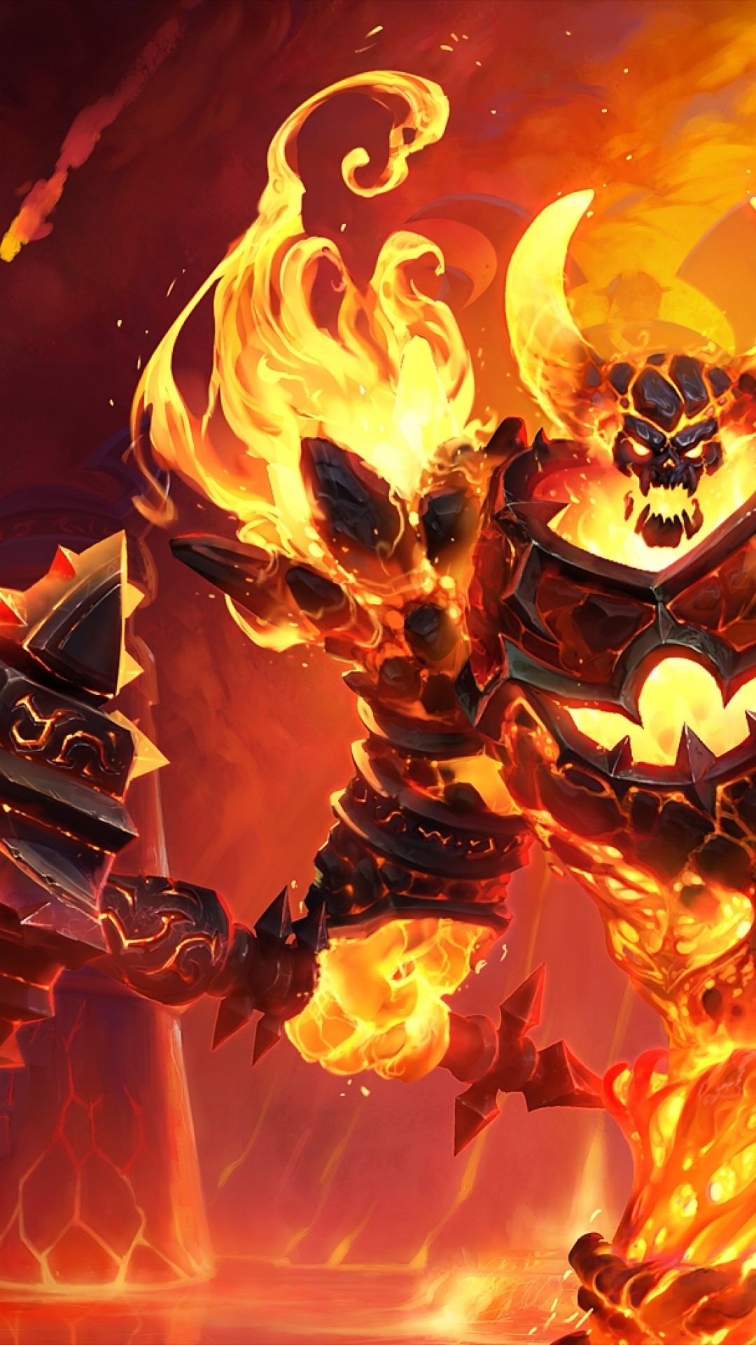 Heroes Of The Storm, Ragnaros, World Of Warcraft, Artwork - World Of Warcraft Ragnaros - HD Wallpaper 