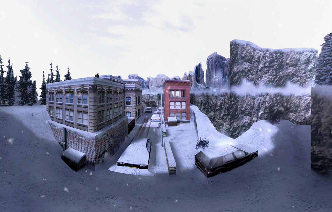 Photo Wallpaper Snow, Snow, Counter Strike, Full Hd, - Cs 1.6 Full Hd - HD Wallpaper 