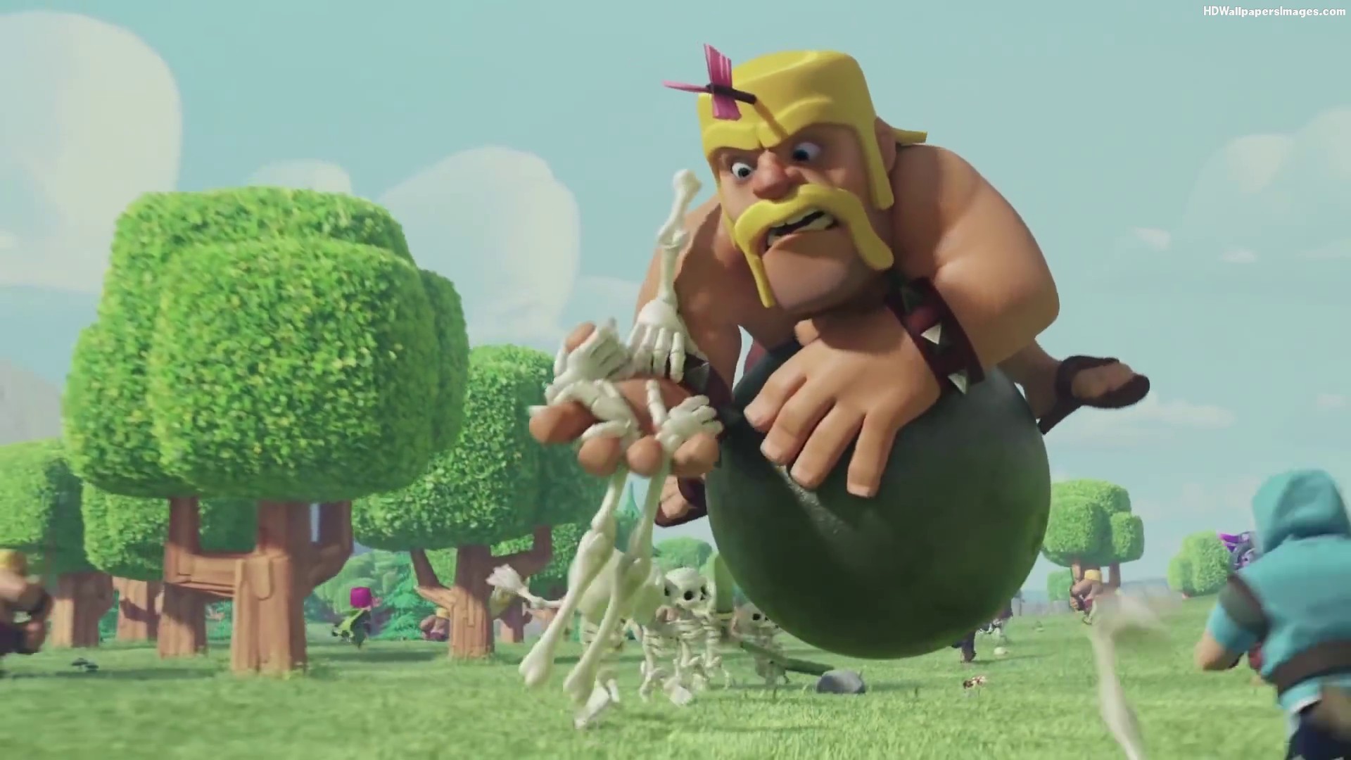 Clash Of Clans Skull Hand Images - Clash Of Clans Hd Background - HD Wallpaper 