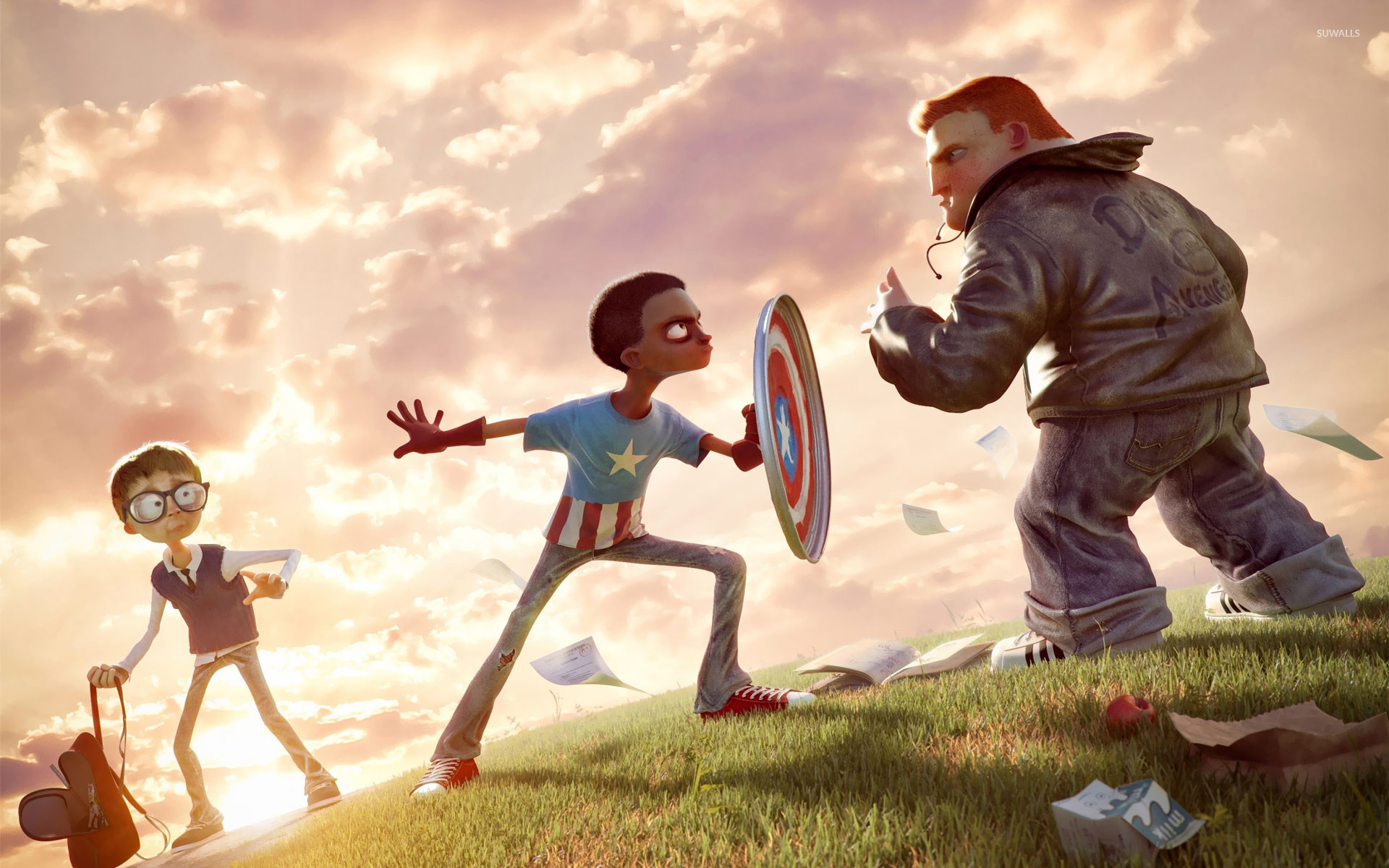 Captain America Anti Bully - HD Wallpaper 