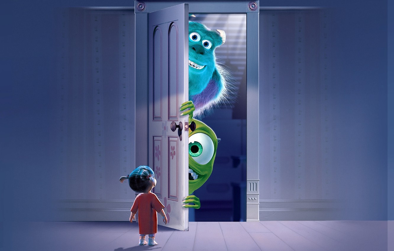 Photo Wallpaper The Door, Monsters - Boo Monster Inc Door - HD Wallpaper 