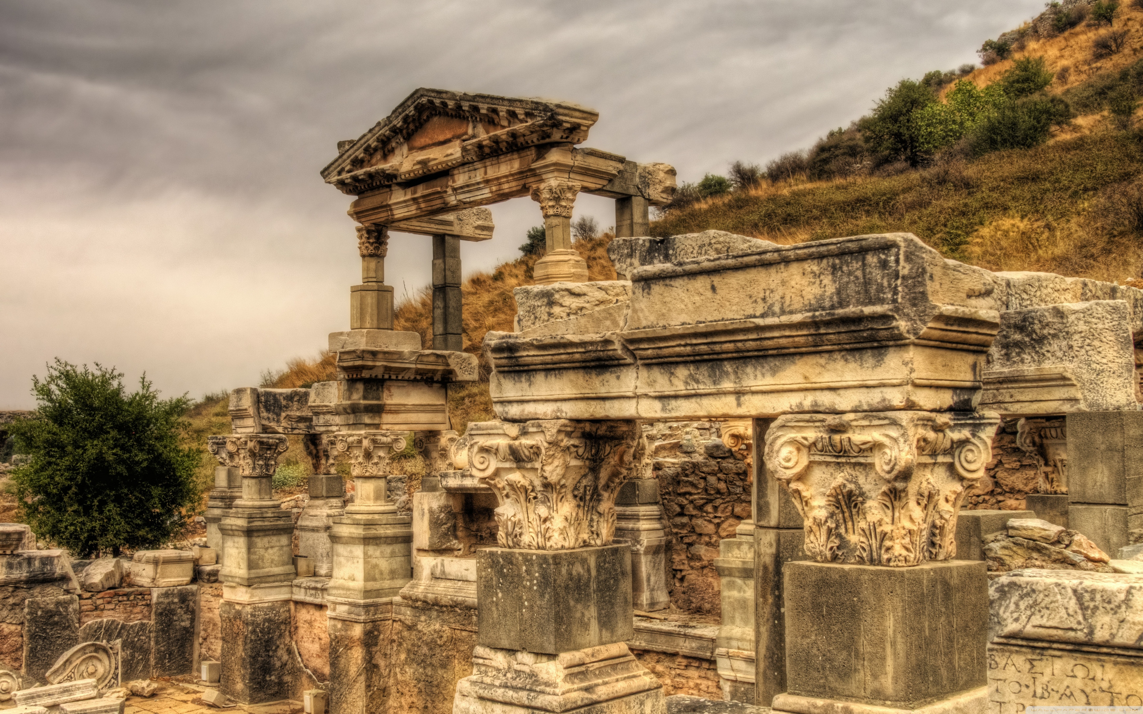 Ephesus - HD Wallpaper 