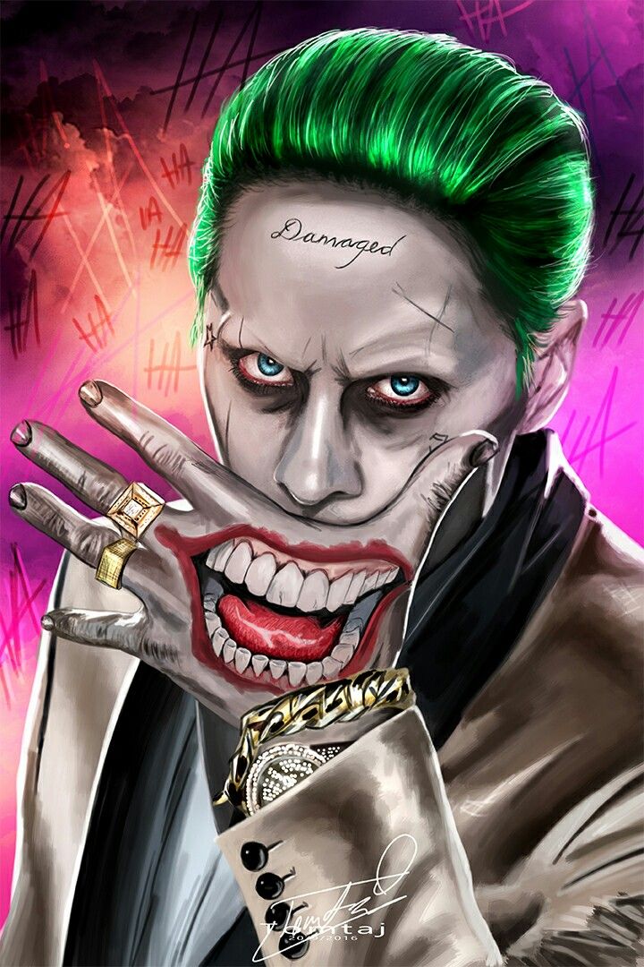 Joker Suicide Squad Fan Art - 720x1080 Wallpaper 