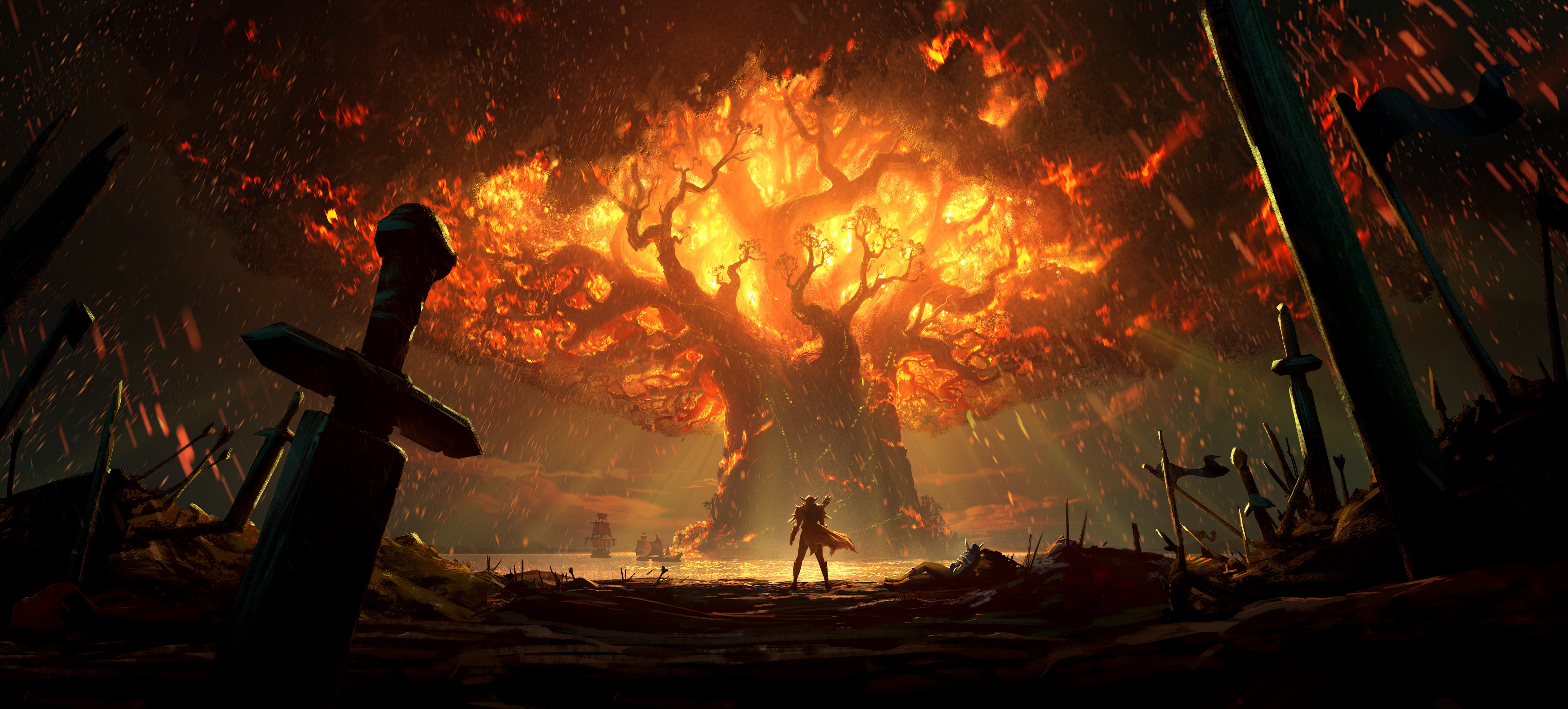Battle For Azeroth Teldrassil - HD Wallpaper 