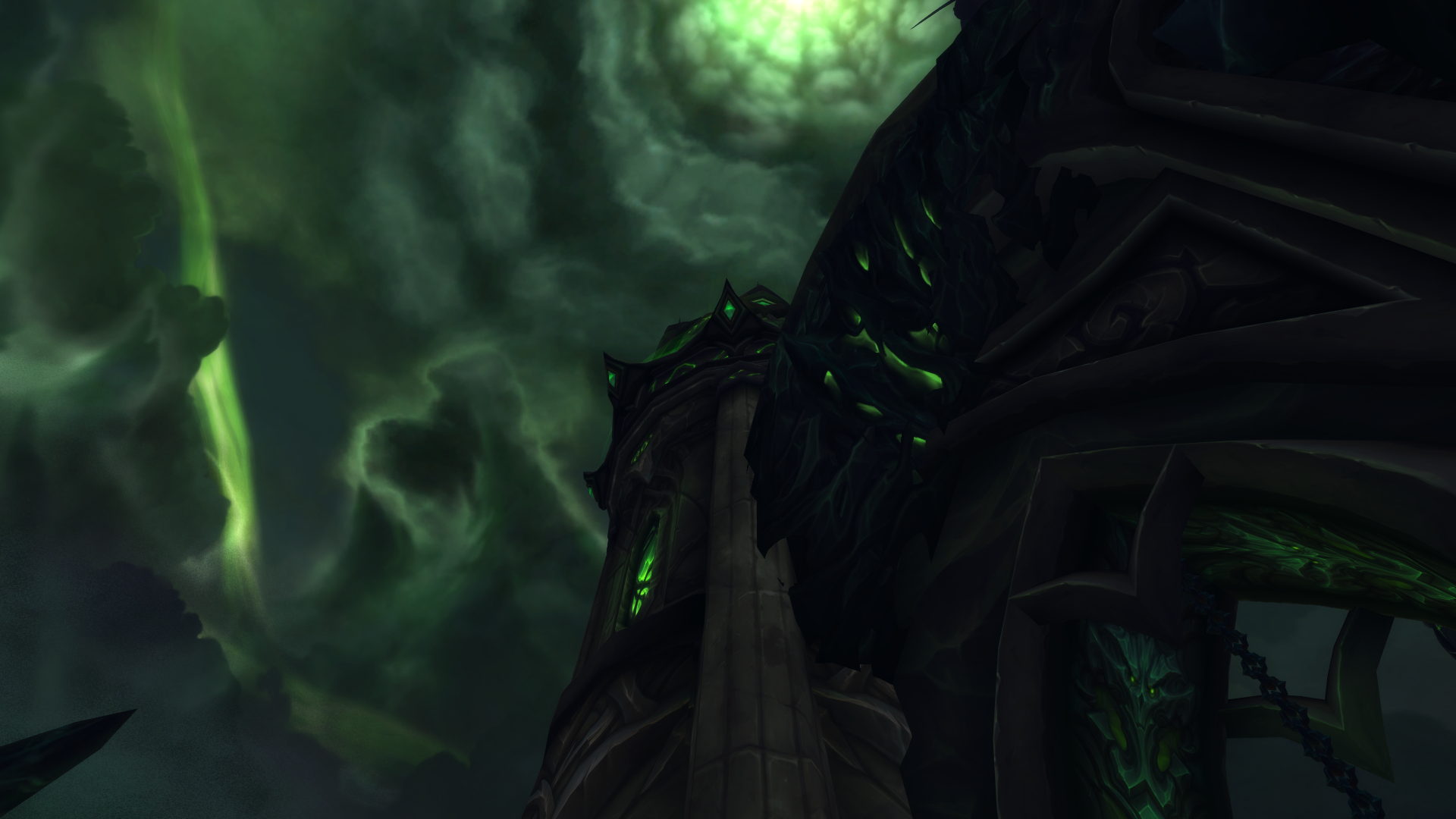 World Of Warcraft - Hd Green And Black - HD Wallpaper 