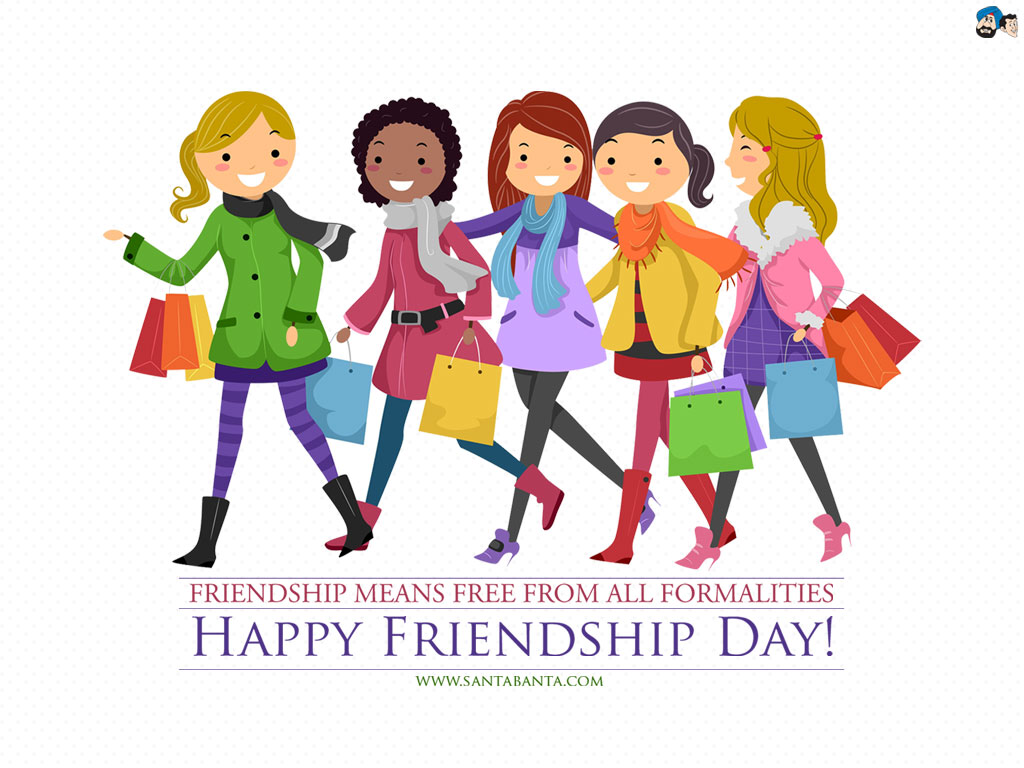 Friendship - Wallpapers - For - Girls - Happy Friendship Day To My Best  Friends - 1024x768 Wallpaper 