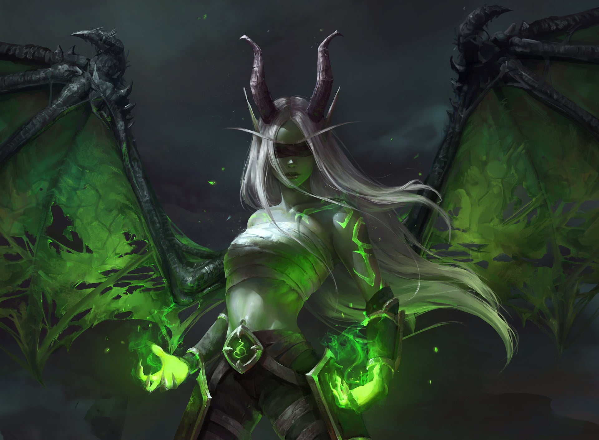 Wow Demon Hunter Background - HD Wallpaper 