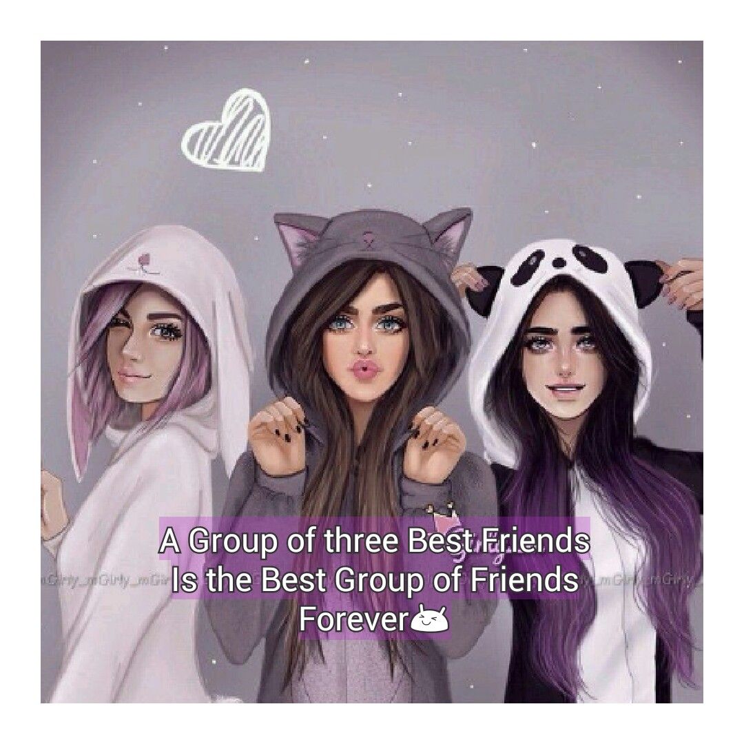 3 Friends Group Quotes - 1080x1080 Wallpaper 