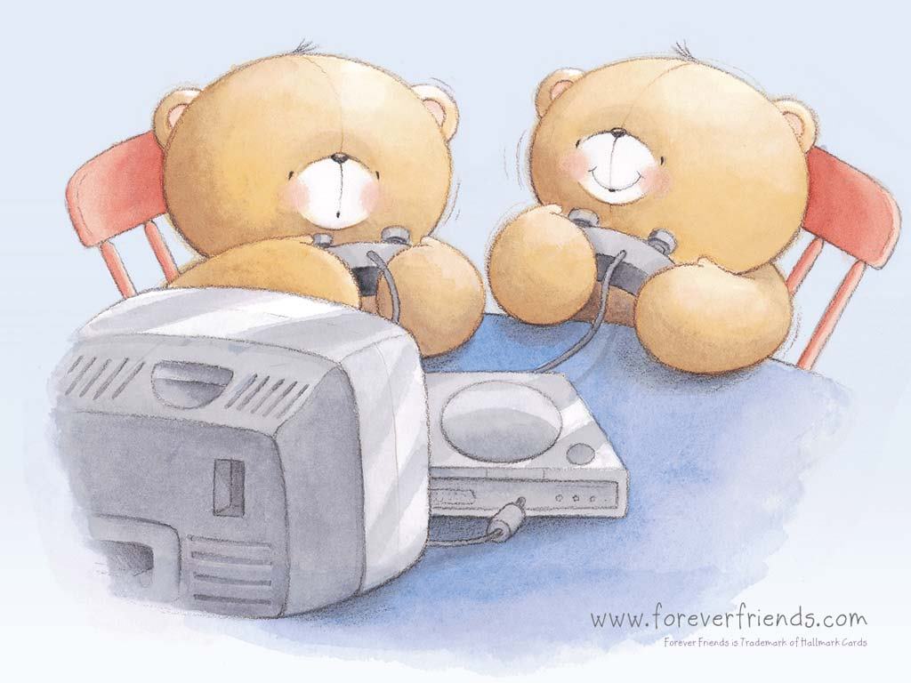 Style, Sweet, And Cute Image - Forever Friends Bears Quotes - HD Wallpaper 