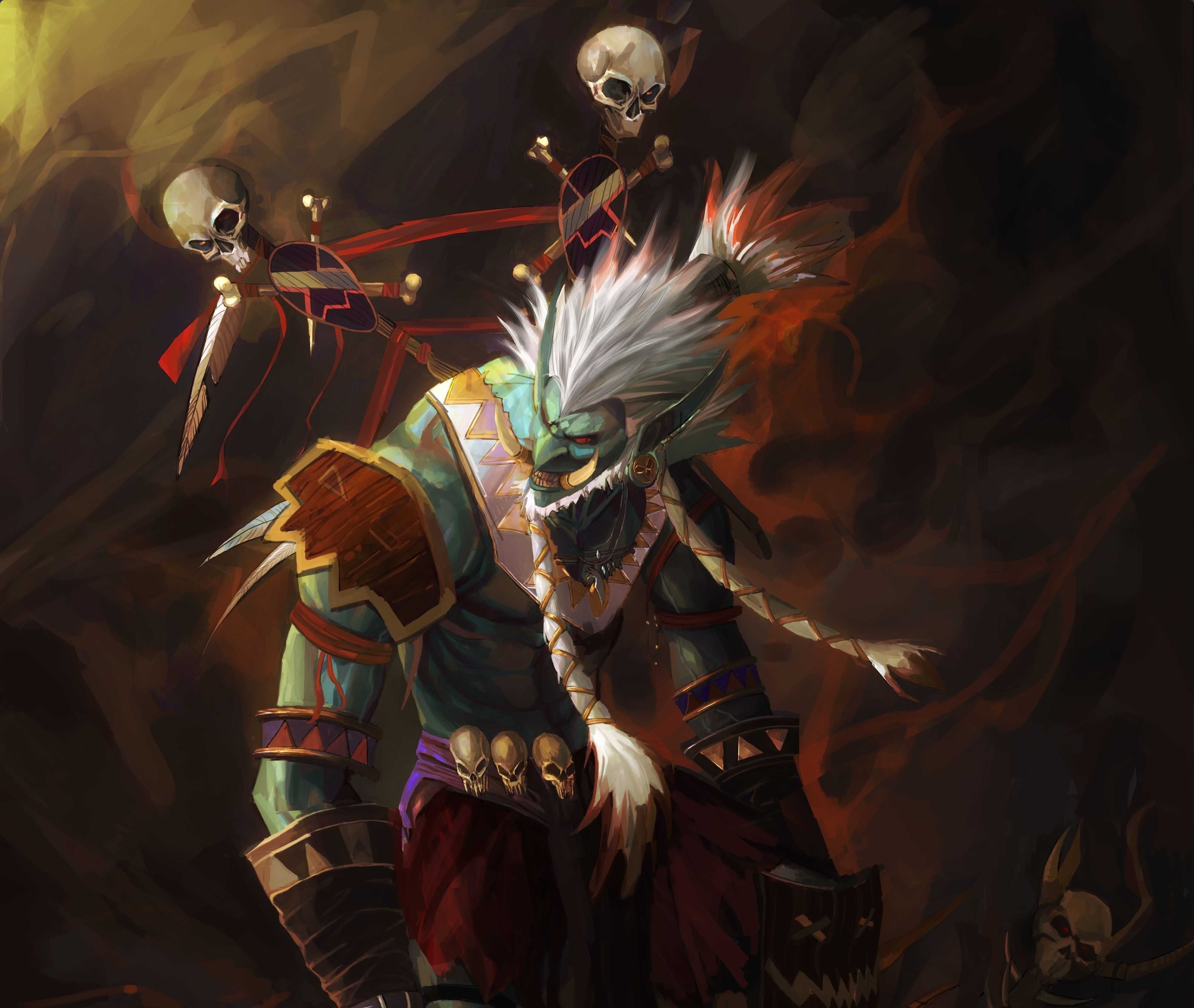 World Of Warcraft Troll Shaman - HD Wallpaper 