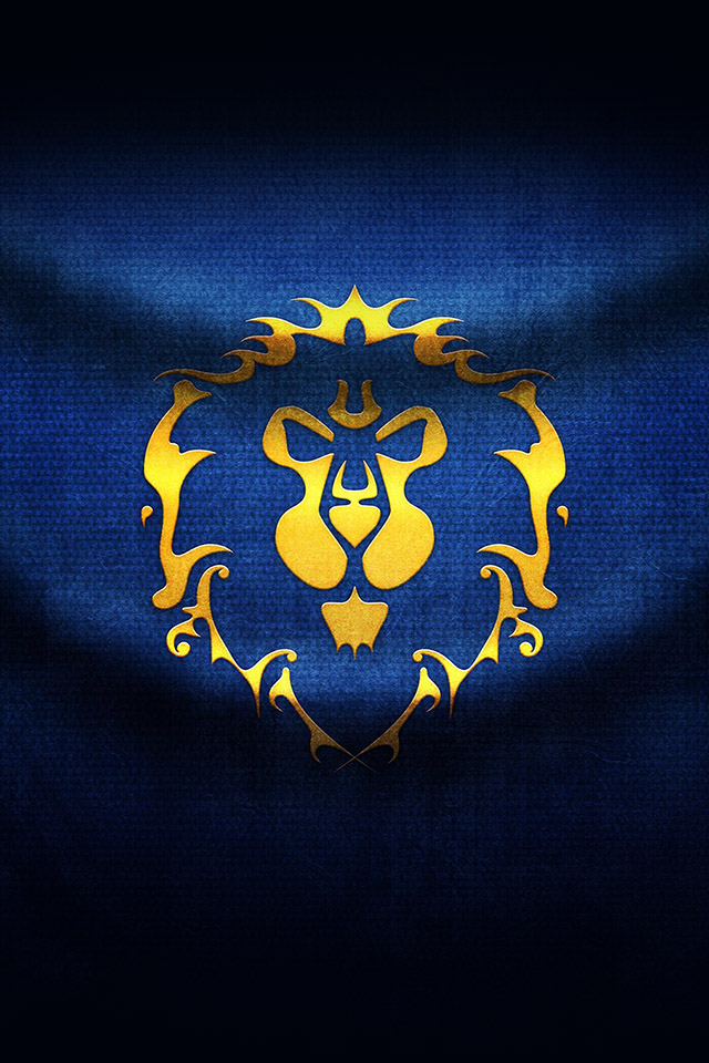 Com Apple Wallpaper World Of Warcraft Alliance Iphone4 - World Of Warcraft Wallpapers Alliance - HD Wallpaper 