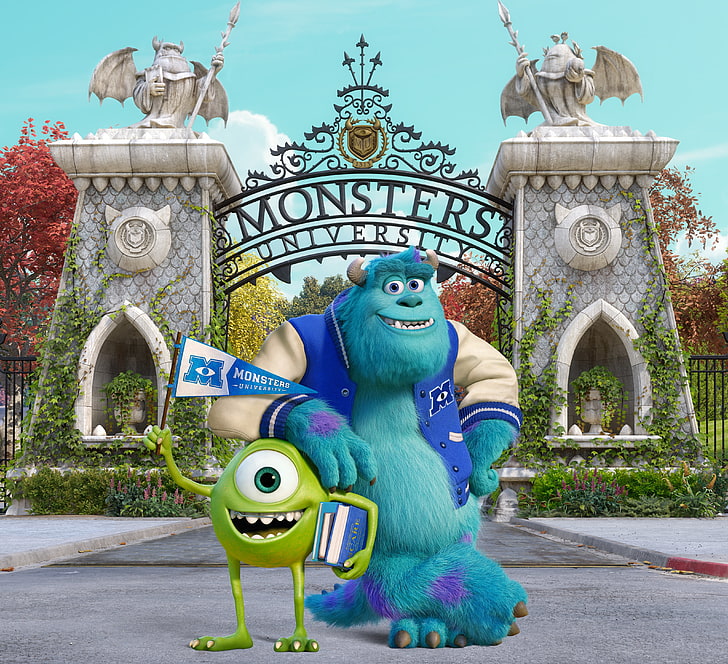 Monster University Entrance - HD Wallpaper 