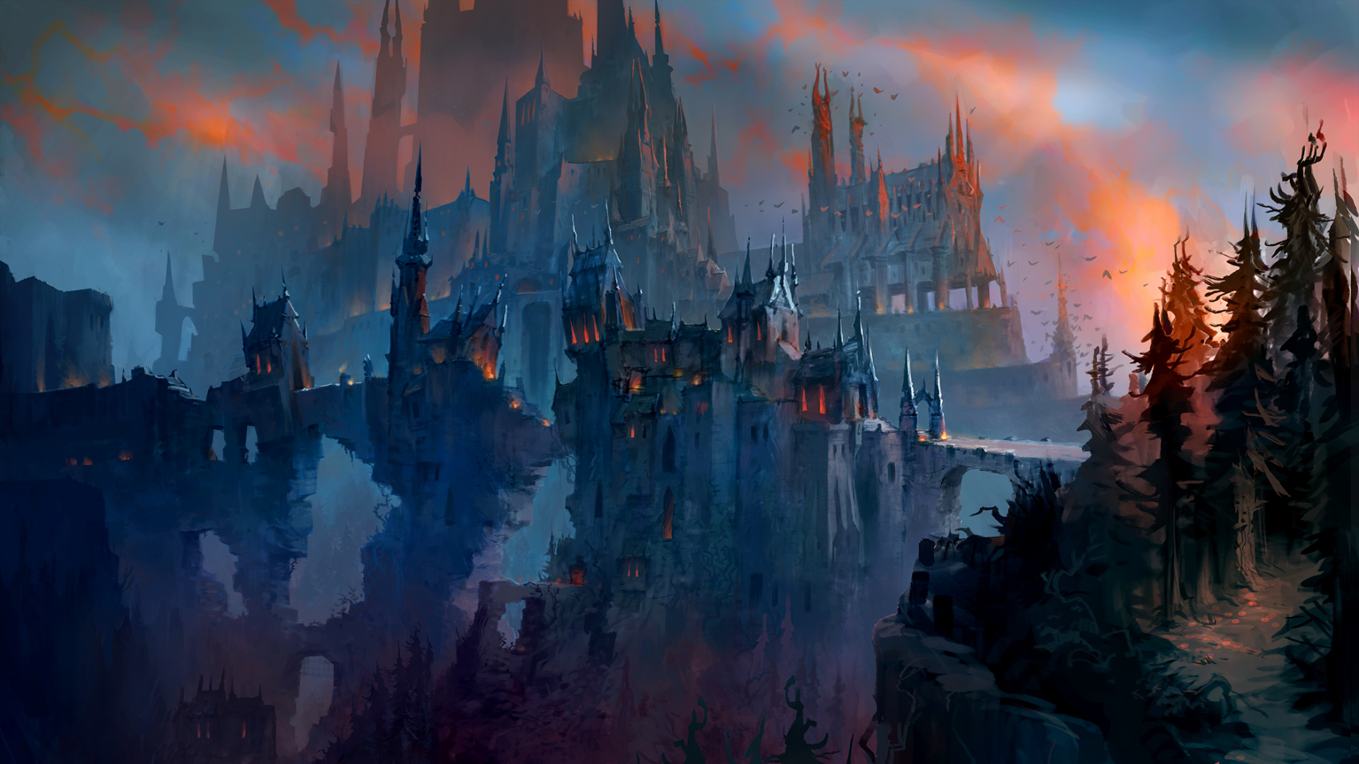 Wow Shadowlands Concept Art - HD Wallpaper 
