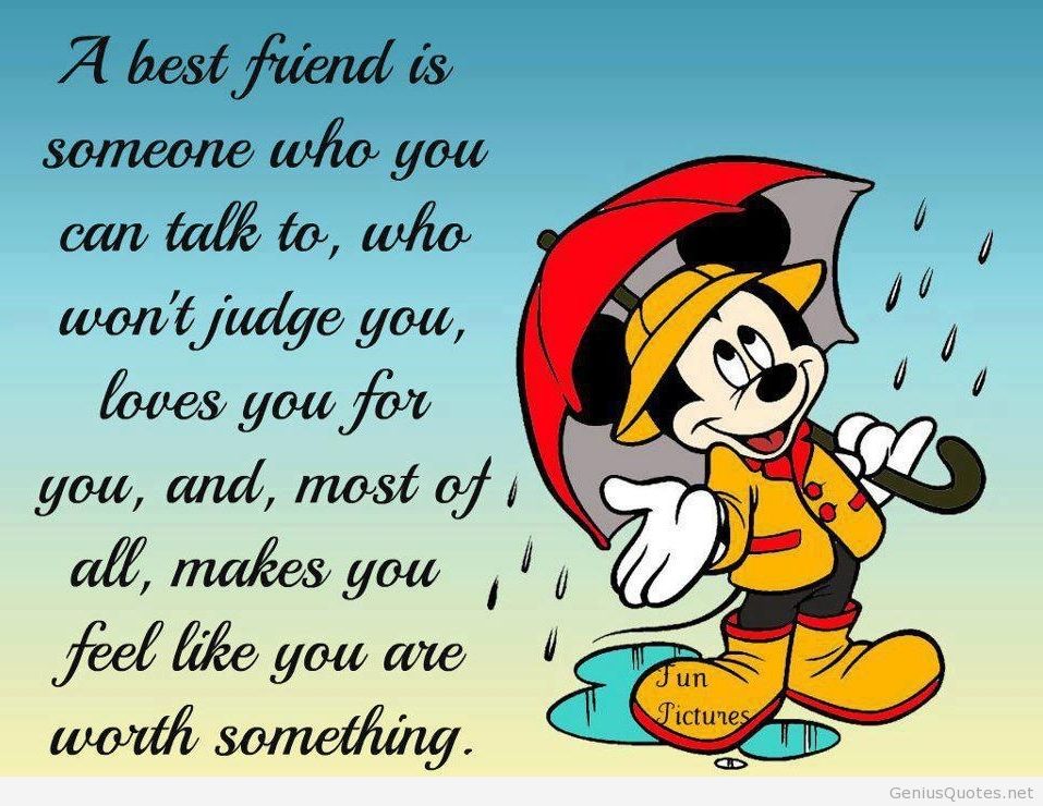 Best Friends Quotes Cartoons - Good Morning All My Facebook Friends - HD Wallpaper 