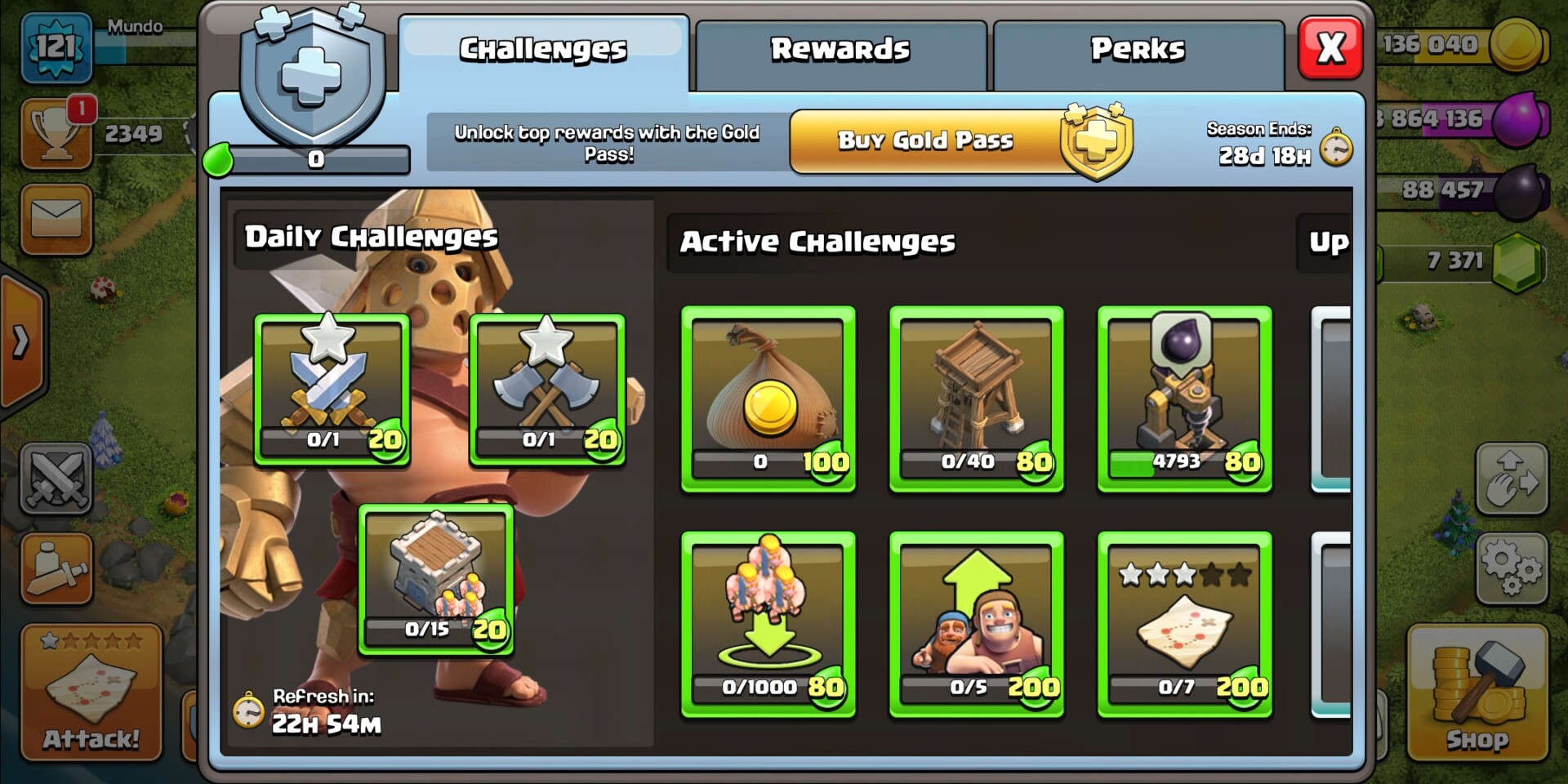 Clash Of Clans Season Challenges - HD Wallpaper 