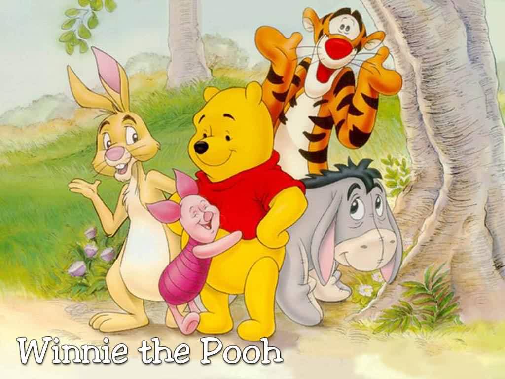 Winnie The Pooh And Friends - 3d Cartoon Images Hd Download - 1024x768  Wallpaper 