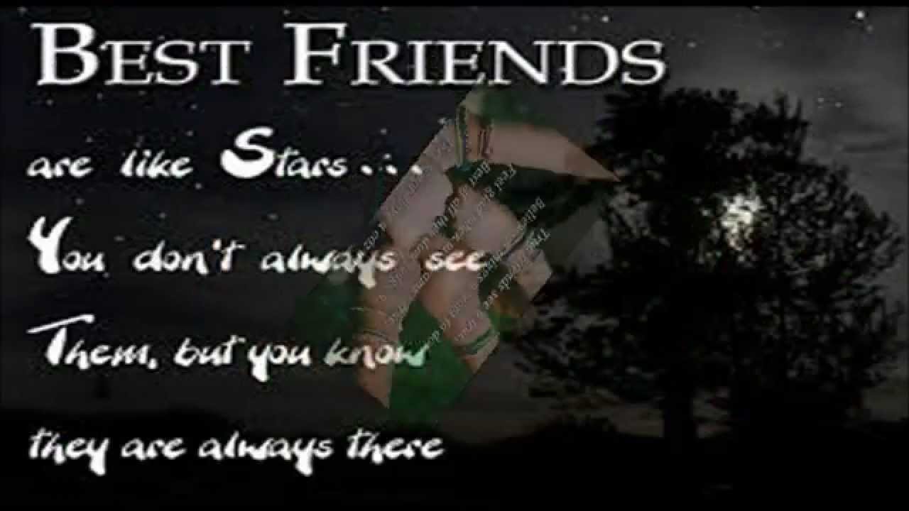 Friends Are Like Stars You - HD Wallpaper 