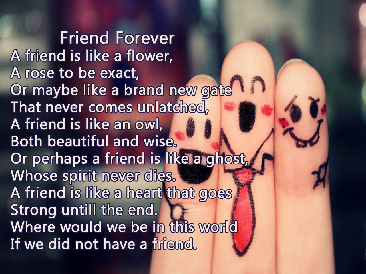 Friends Forever - HD Wallpaper 