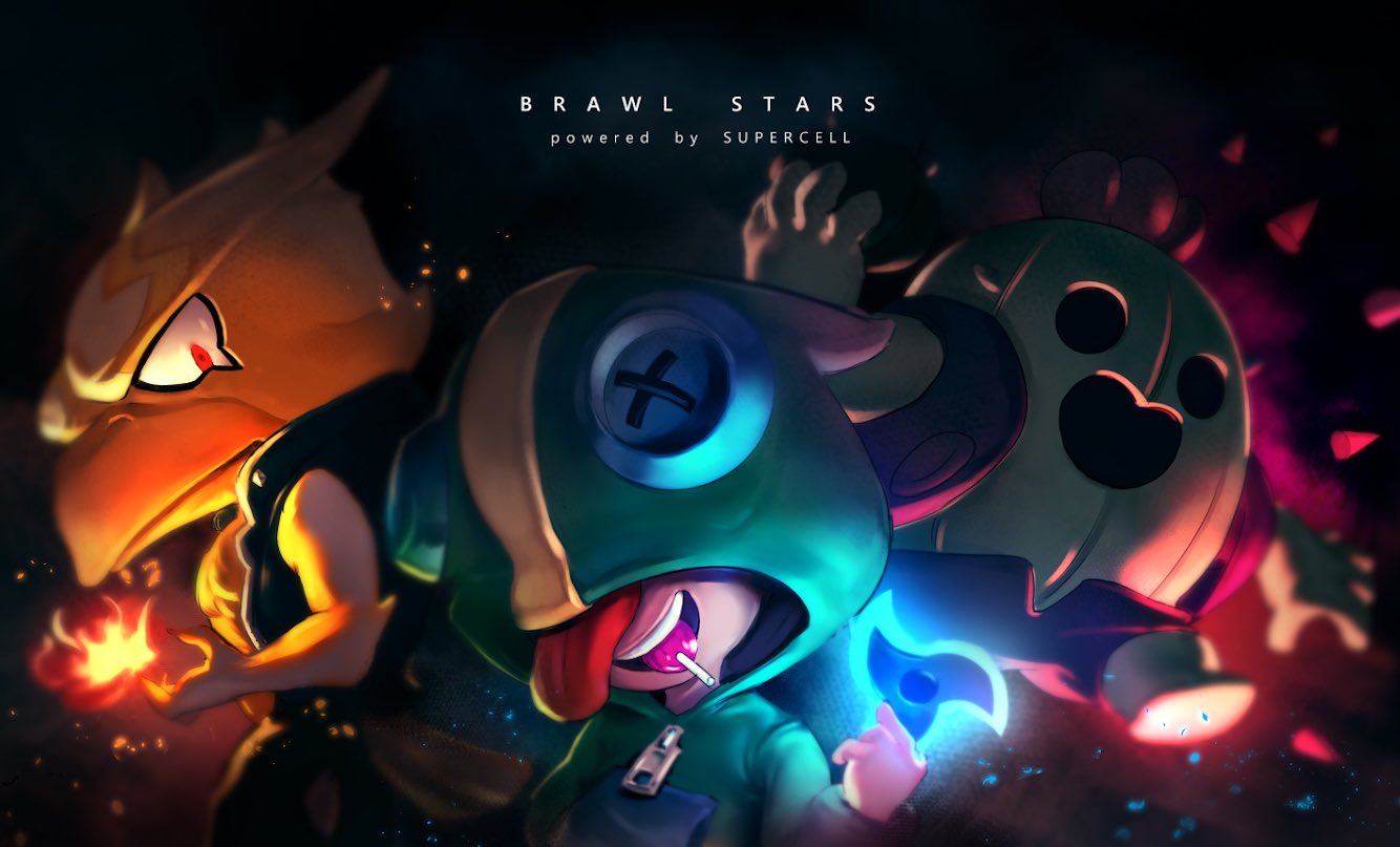 Brawl Stars Powered By Supercell - HD Wallpaper 