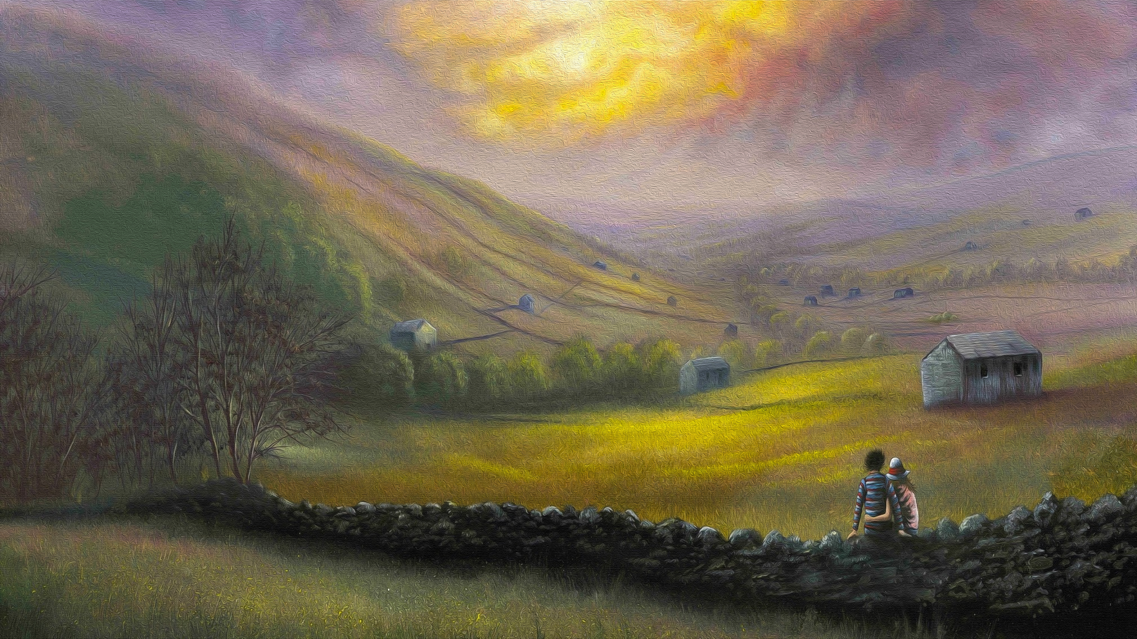 Rural Area - HD Wallpaper 