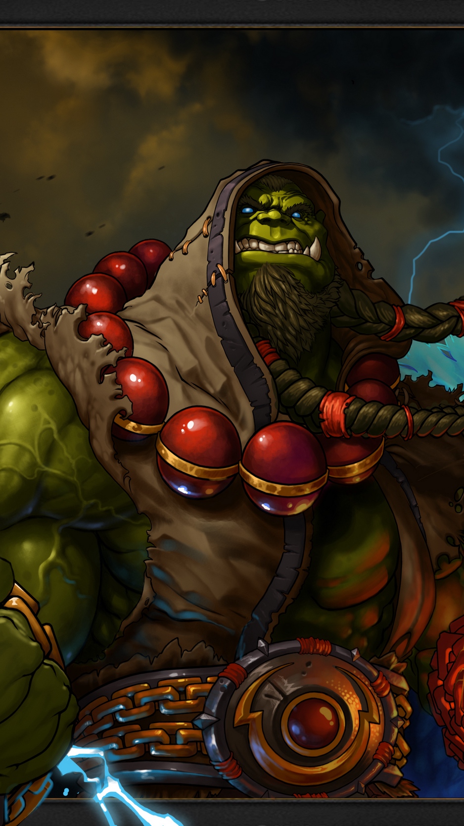 Wallpaper World Of Warcraft, Shaman, Thrall, Blizzard, - Thrall Shaman - HD Wallpaper 