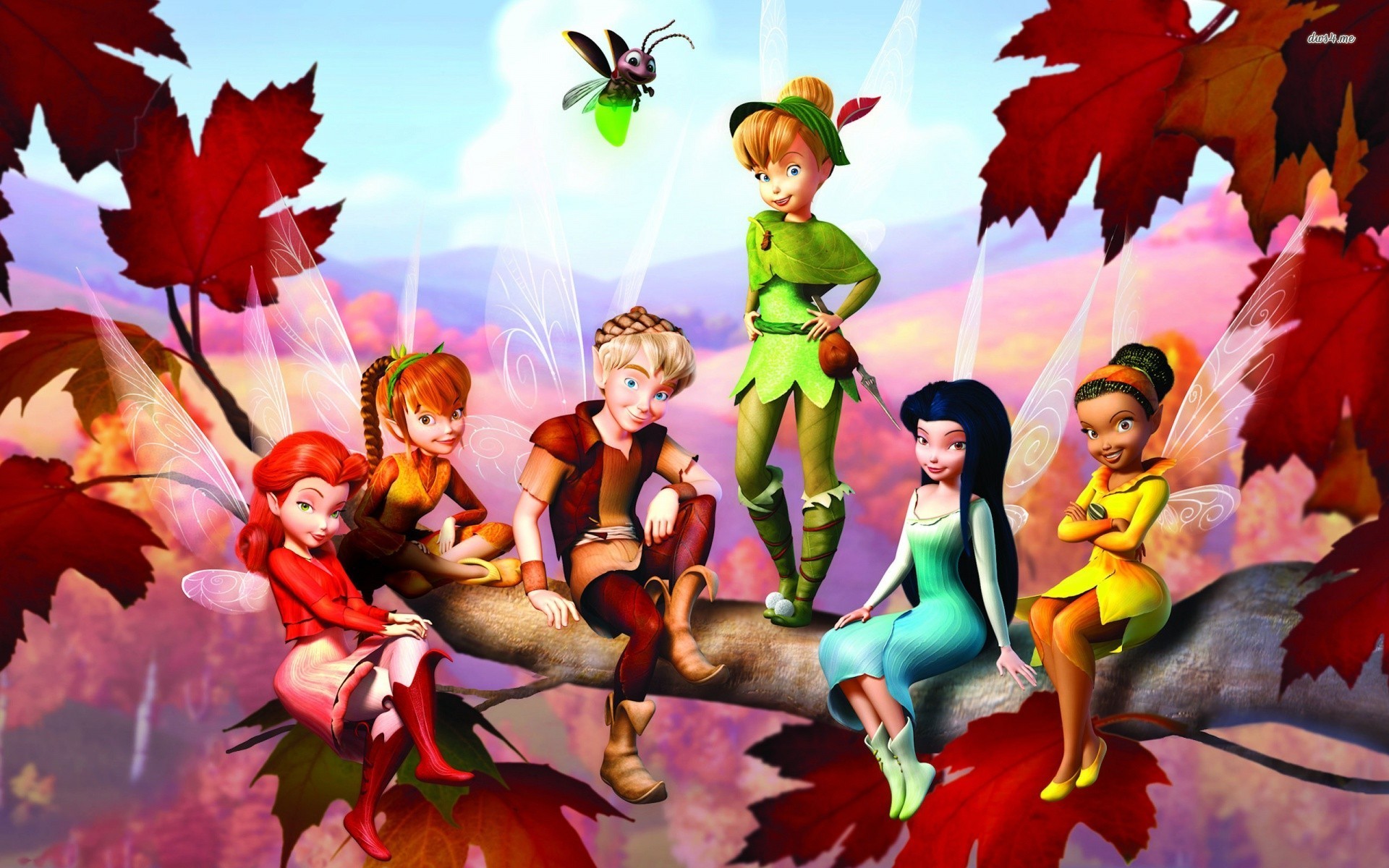 Peter Pan And Friends - HD Wallpaper 