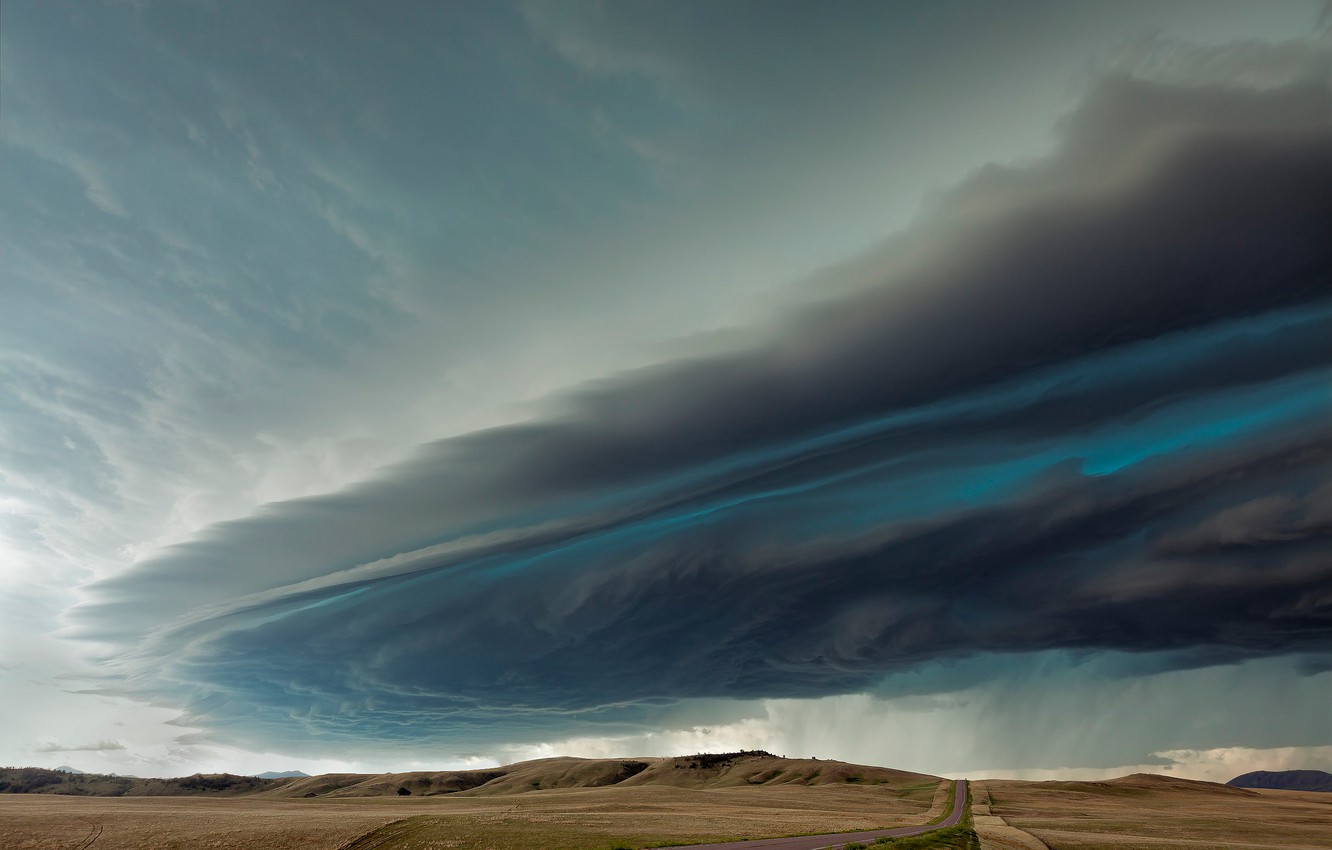 Photo Wallpaper Storm, Cloud, Usa, Cloud, Montana, - Cloud - HD Wallpaper 