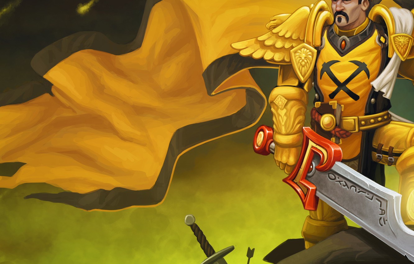 Photo Wallpaper Sword, Armor, Blizzard, Warcraft, Art, - Wow Fan Armour Art - HD Wallpaper 