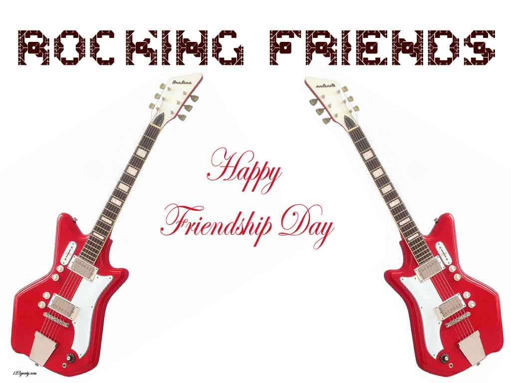 Happy Friendship Day Guitar - HD Wallpaper 