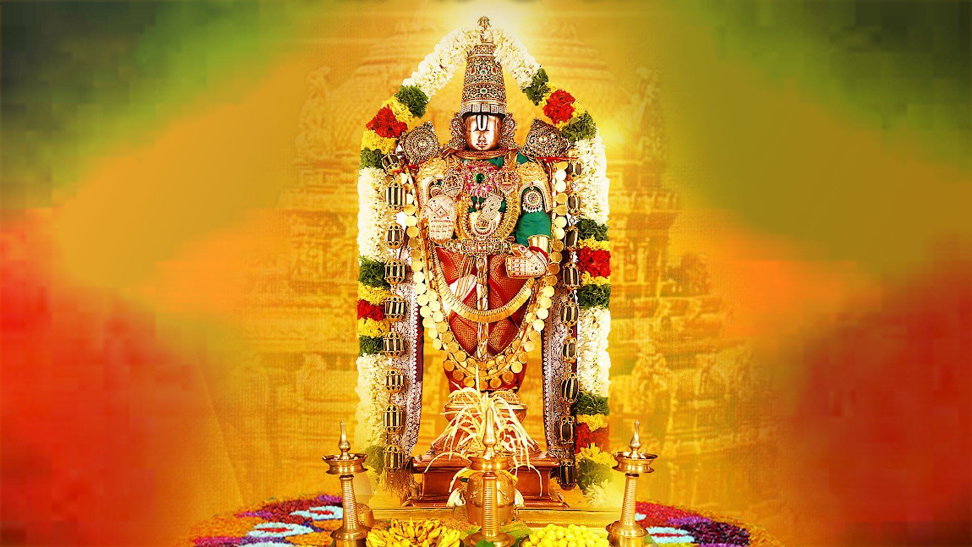 Lord Venkateswara Swamy 3d - 1920x1080 Wallpaper - teahub.io