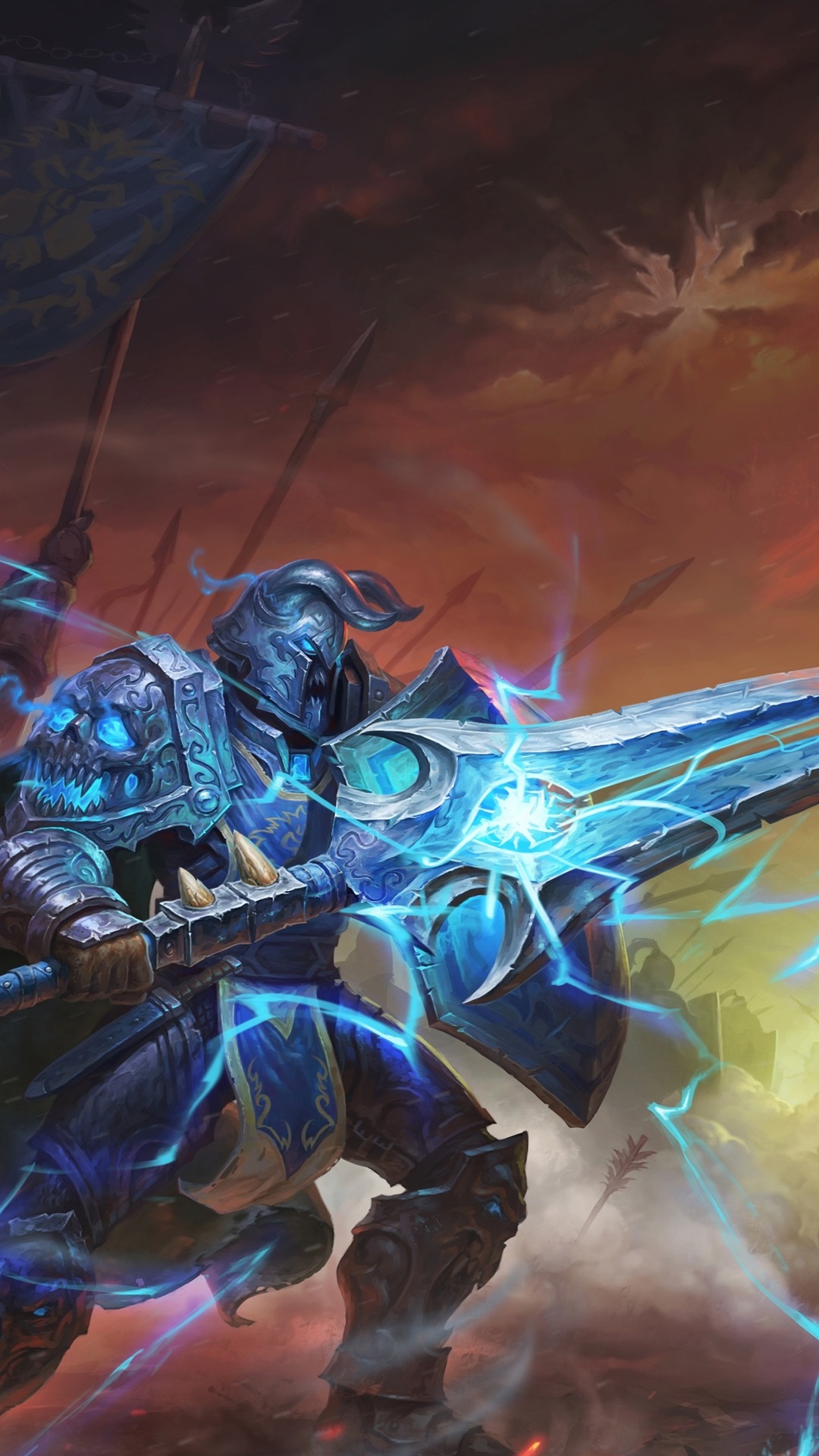 Iphone Wallpaper World Of Warcraft, Sword, Armor, Hammer, - World Of Warcraft 5k - HD Wallpaper 