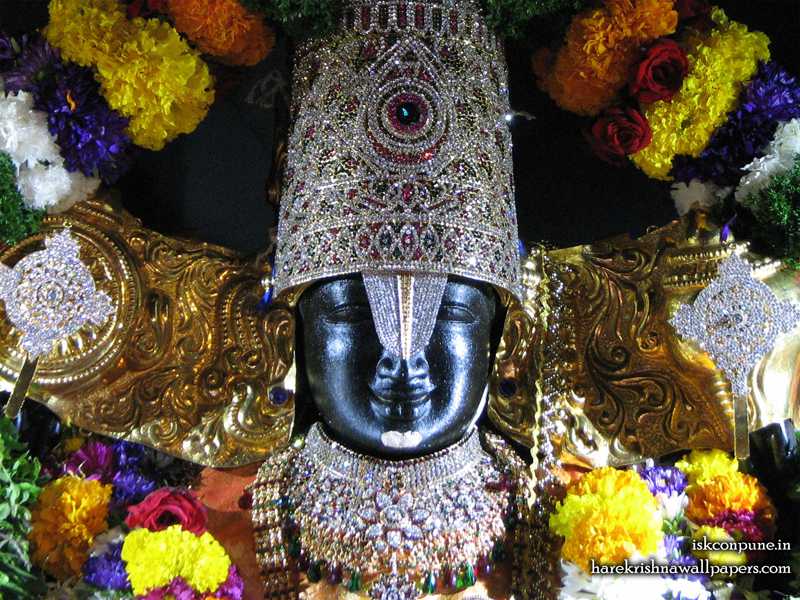 Sri Balaji Close Up Wallpaper - Lord Tirupati Balaji Hd - HD Wallpaper 