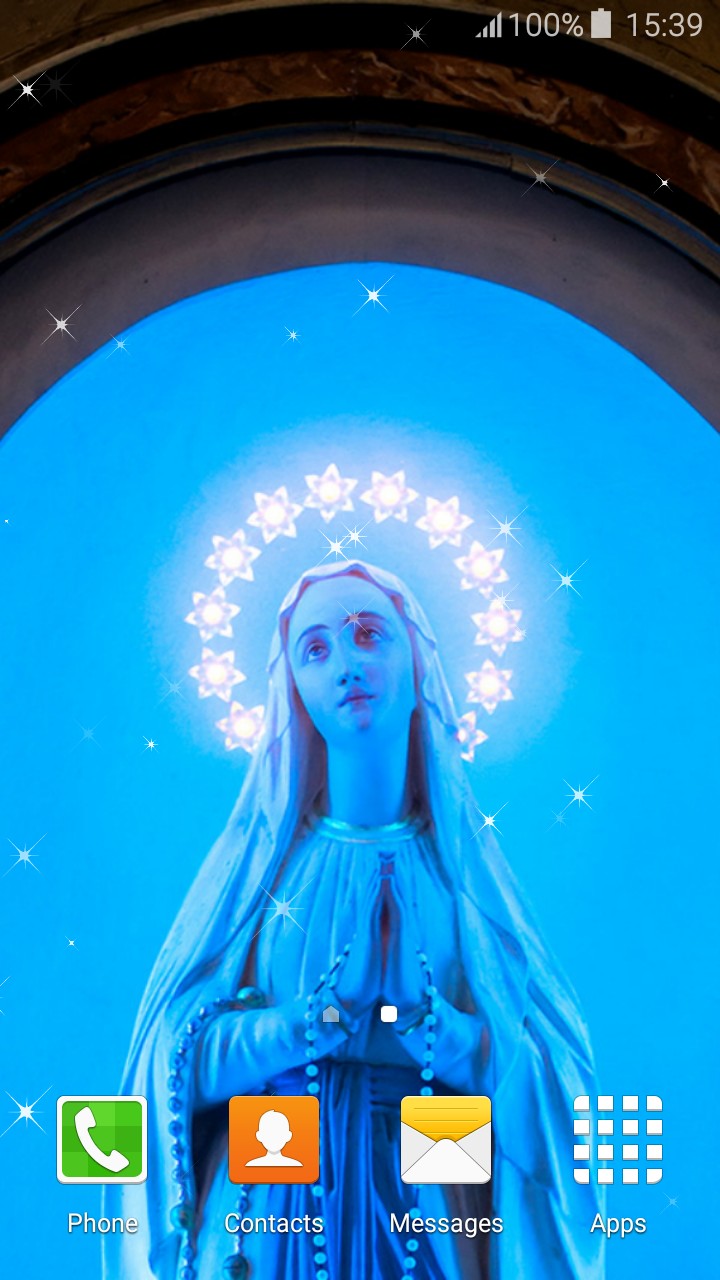 Virgin Mary Live Wallpapers - خلفيات مبايل مريم العذراء - HD Wallpaper 