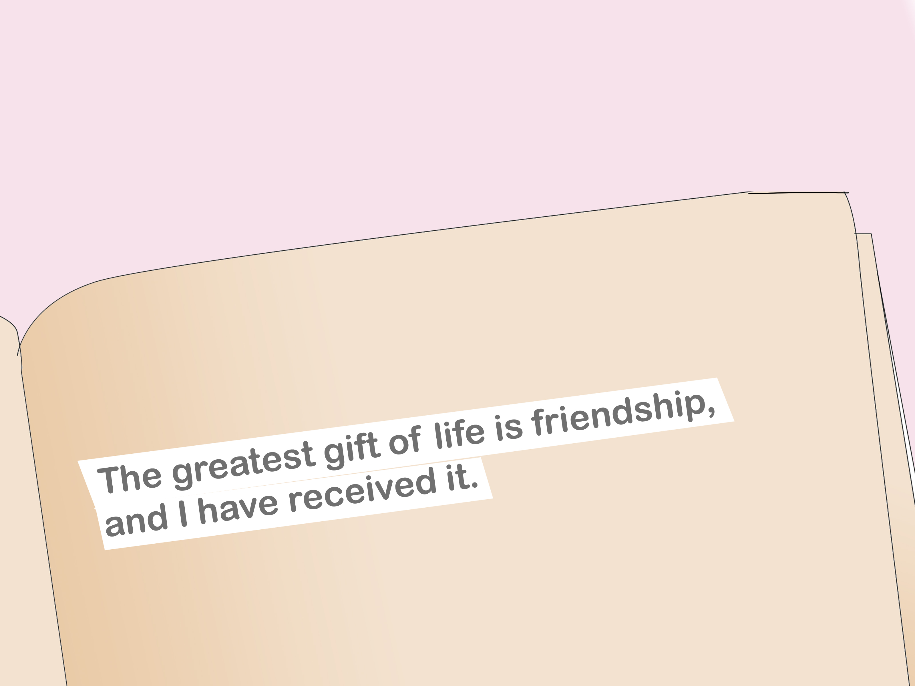 Image Titled Make A Best Friends Scrapbook Step - Signage - HD Wallpaper 