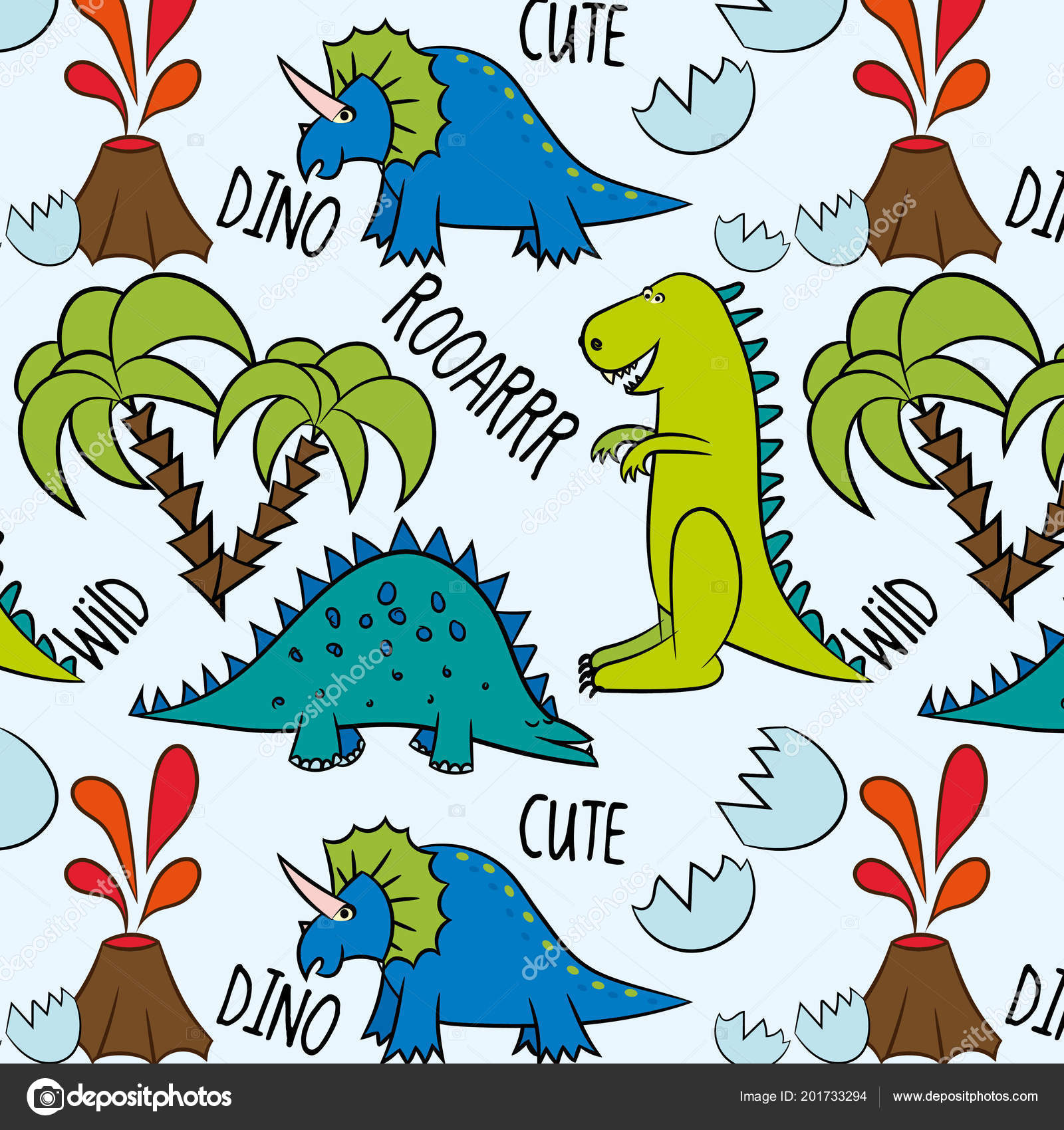 Cartoon Dinosaur - HD Wallpaper 