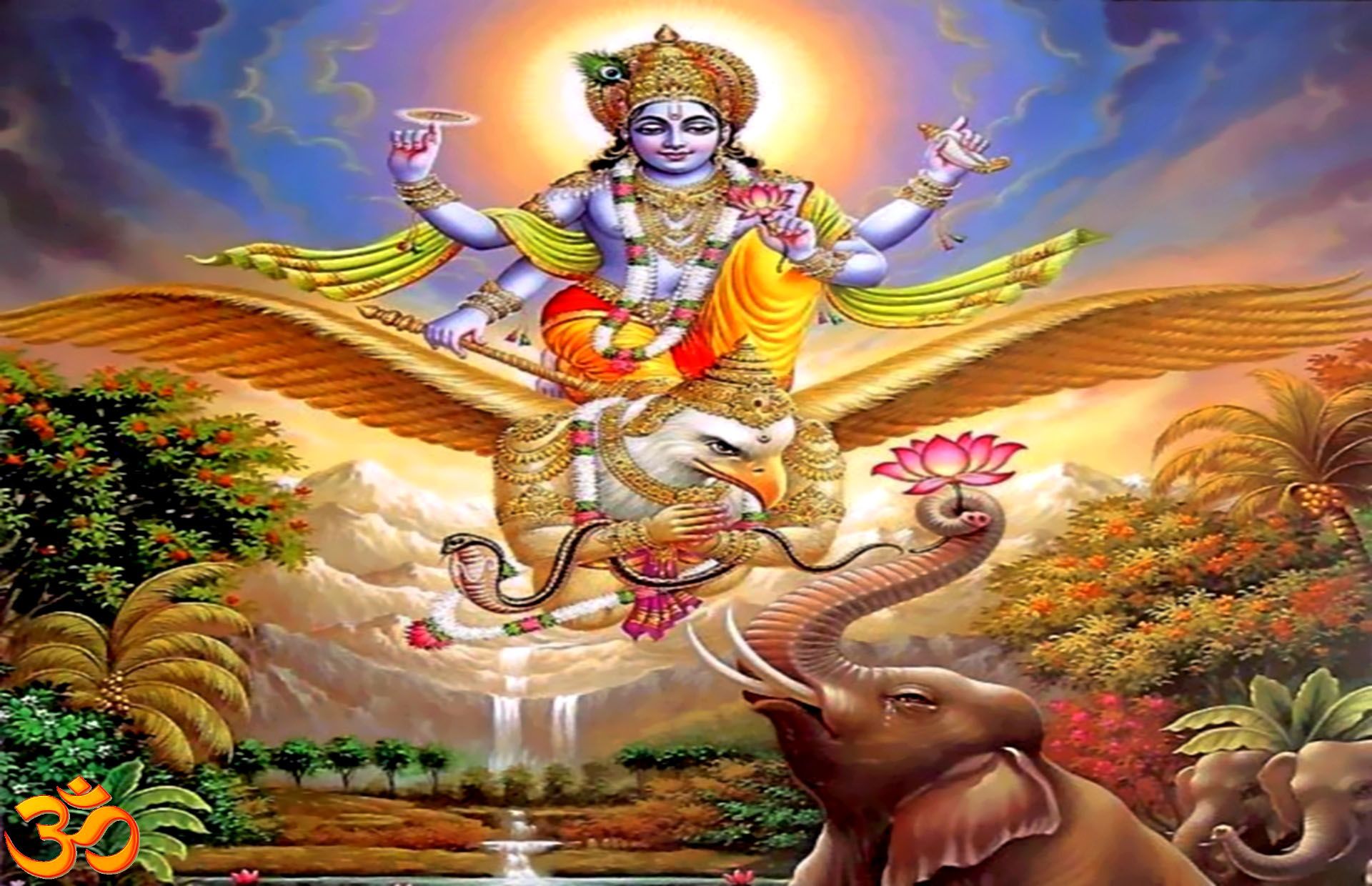 Lord Vishnu - HD Wallpaper 