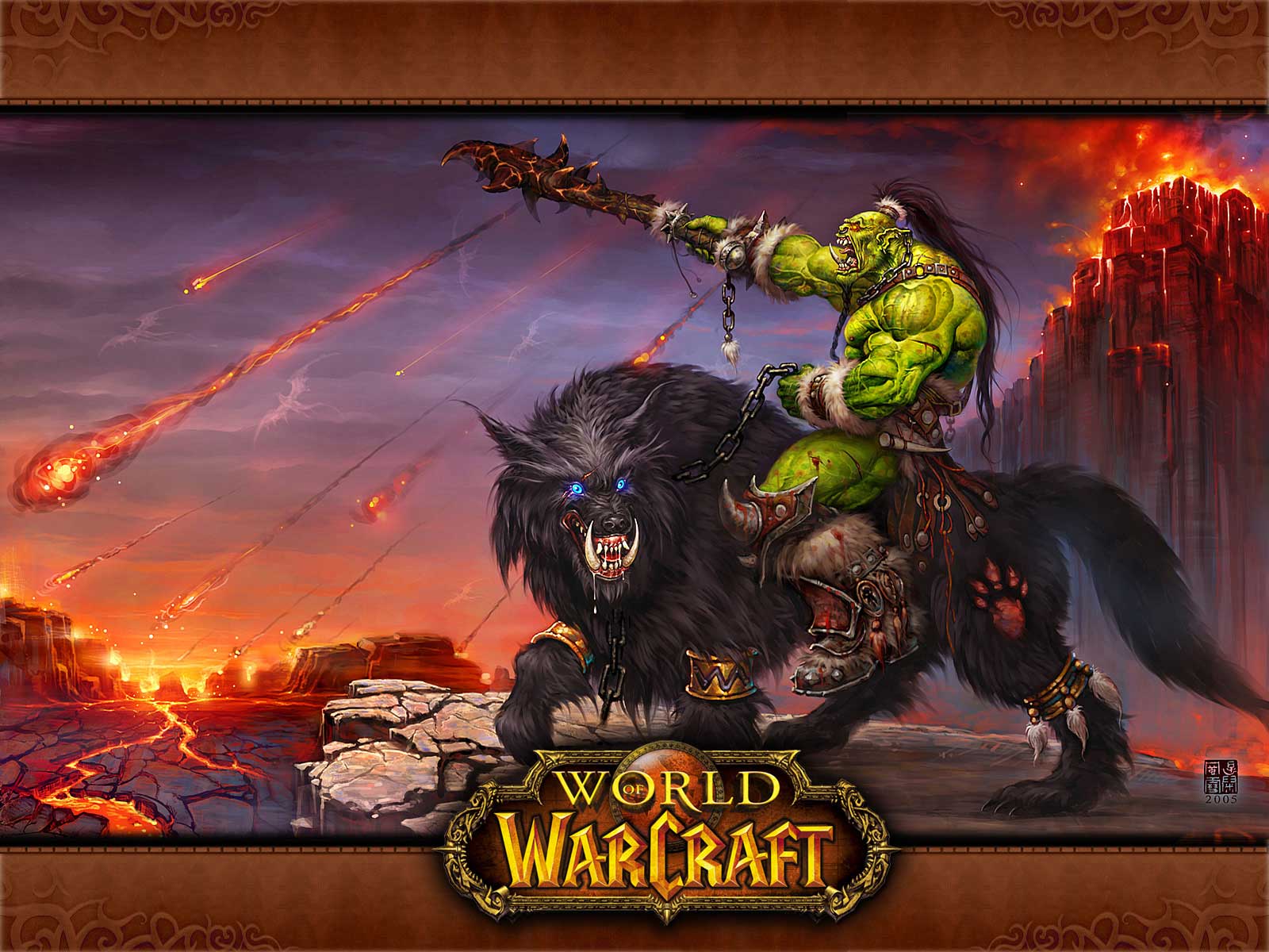 Wallpaper Wow Horde - World Of Warcraft Crack - HD Wallpaper 
