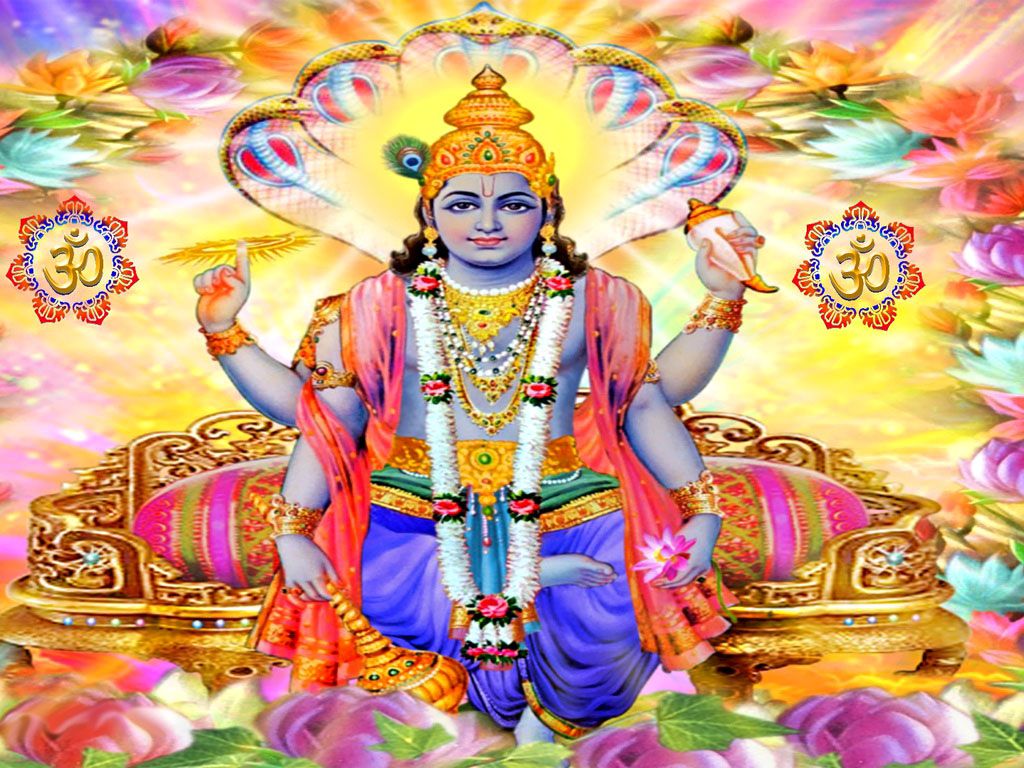 Lord Vishnu Bhagwan Images Hd - HD Wallpaper 